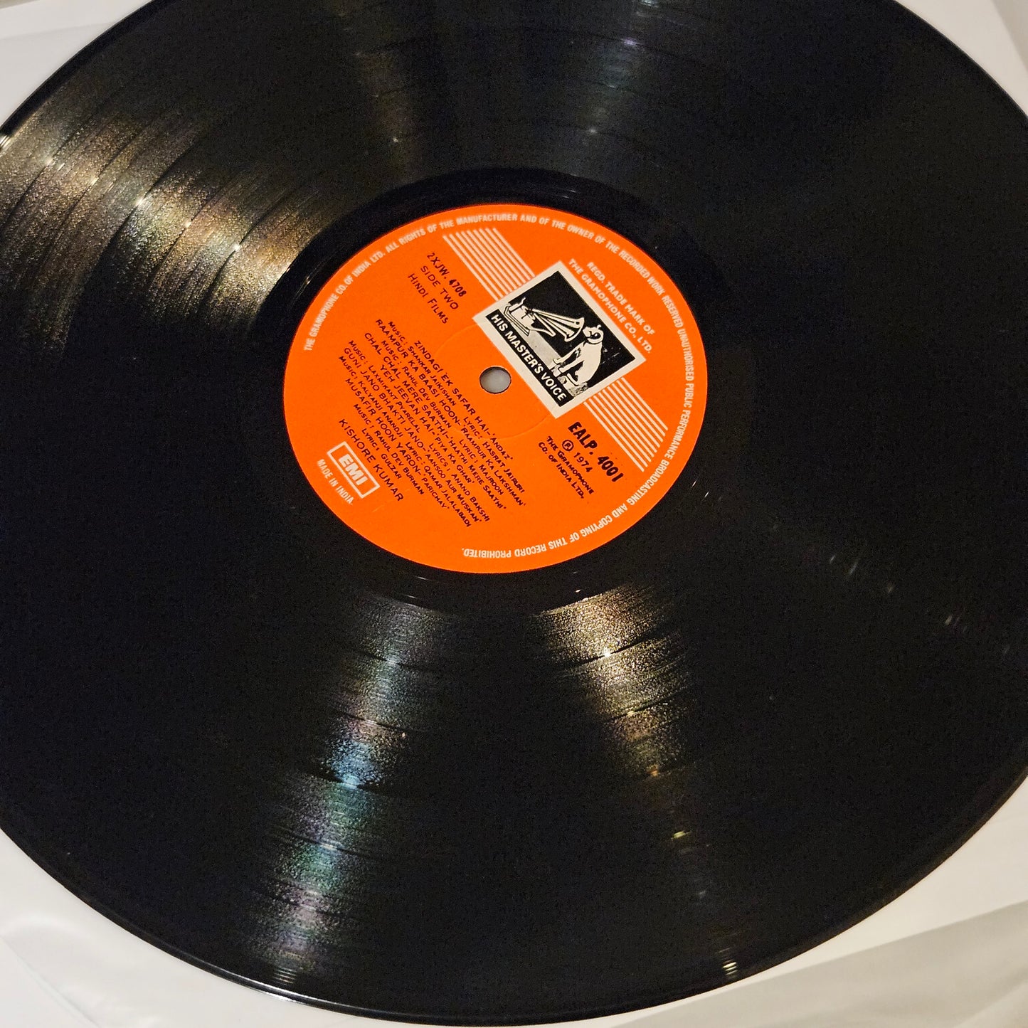 Kishore Kumar- Rare collection in near mint condtion - EALP 4001 (rare black and white cover)
