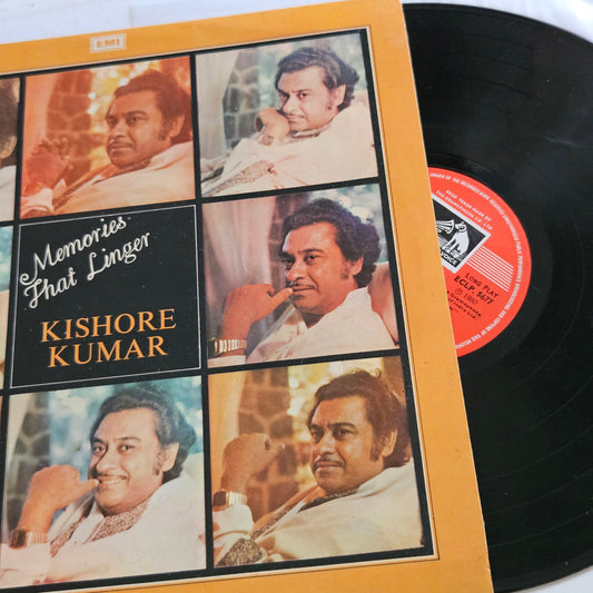 Kishore Kumar - memories that linger- Superb collection in Excellent condition - include Rimzim Gire sawan, Diye jalte hai and Aanewala pal - ECLP 5677