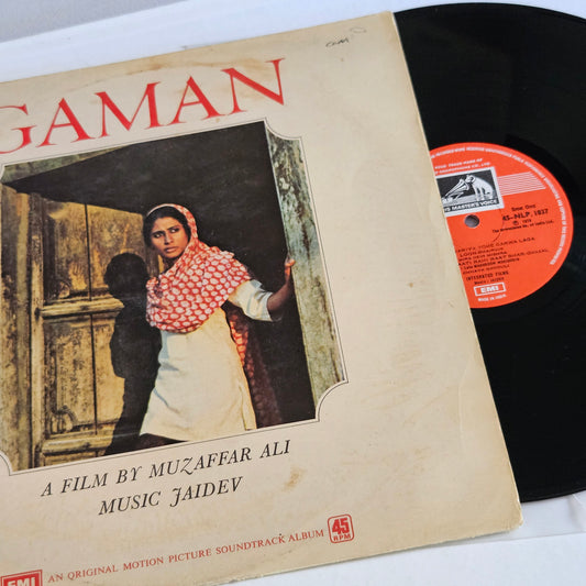GAMAN - Jaidev Superhit on 45 rpm LP featuring Suresh Wadkar award winning Seene me Jalan Near Mint