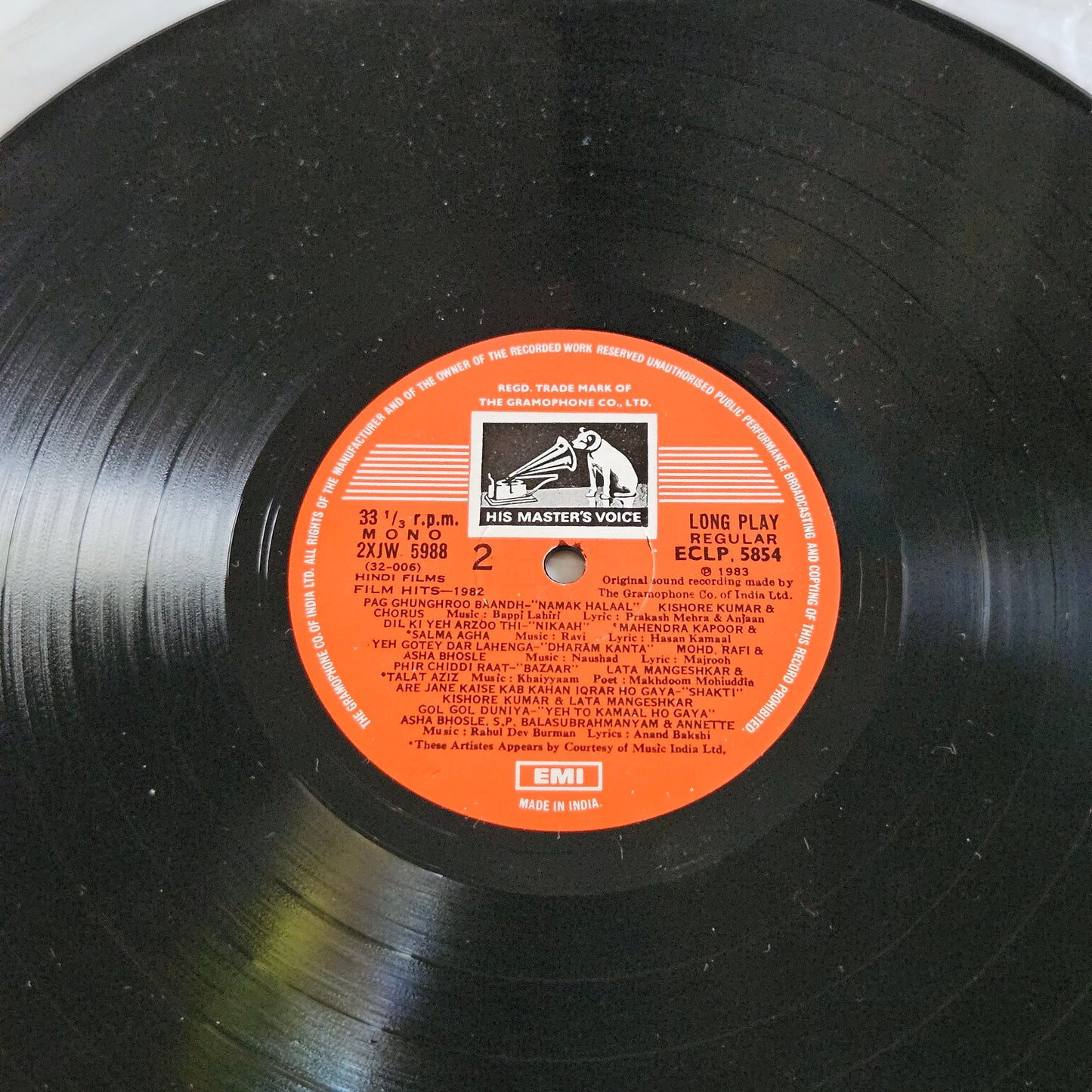 Film Hits 1982 in Near Mint condition HMV ECLP 5854-  original soundtracks