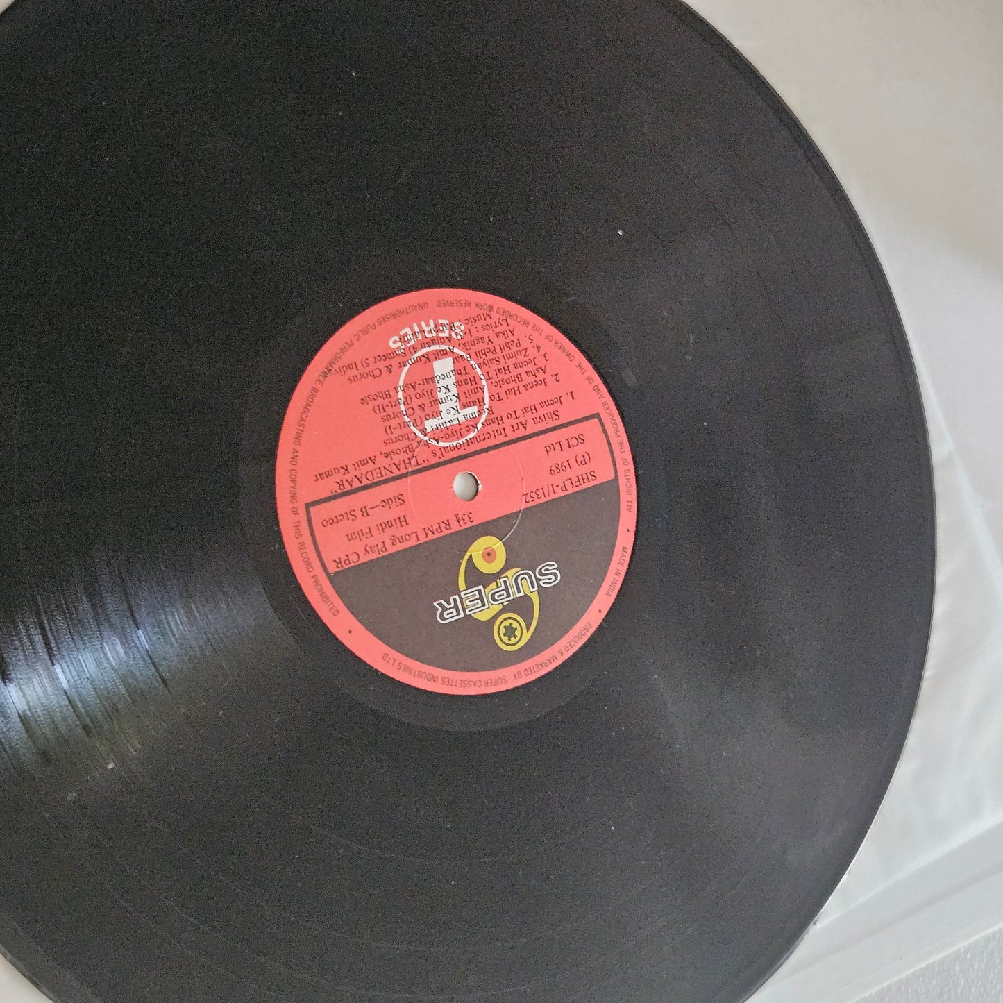 Thanedaar - music Bappi Lahiri superhit in Near Mint from original soundtrack  first edition