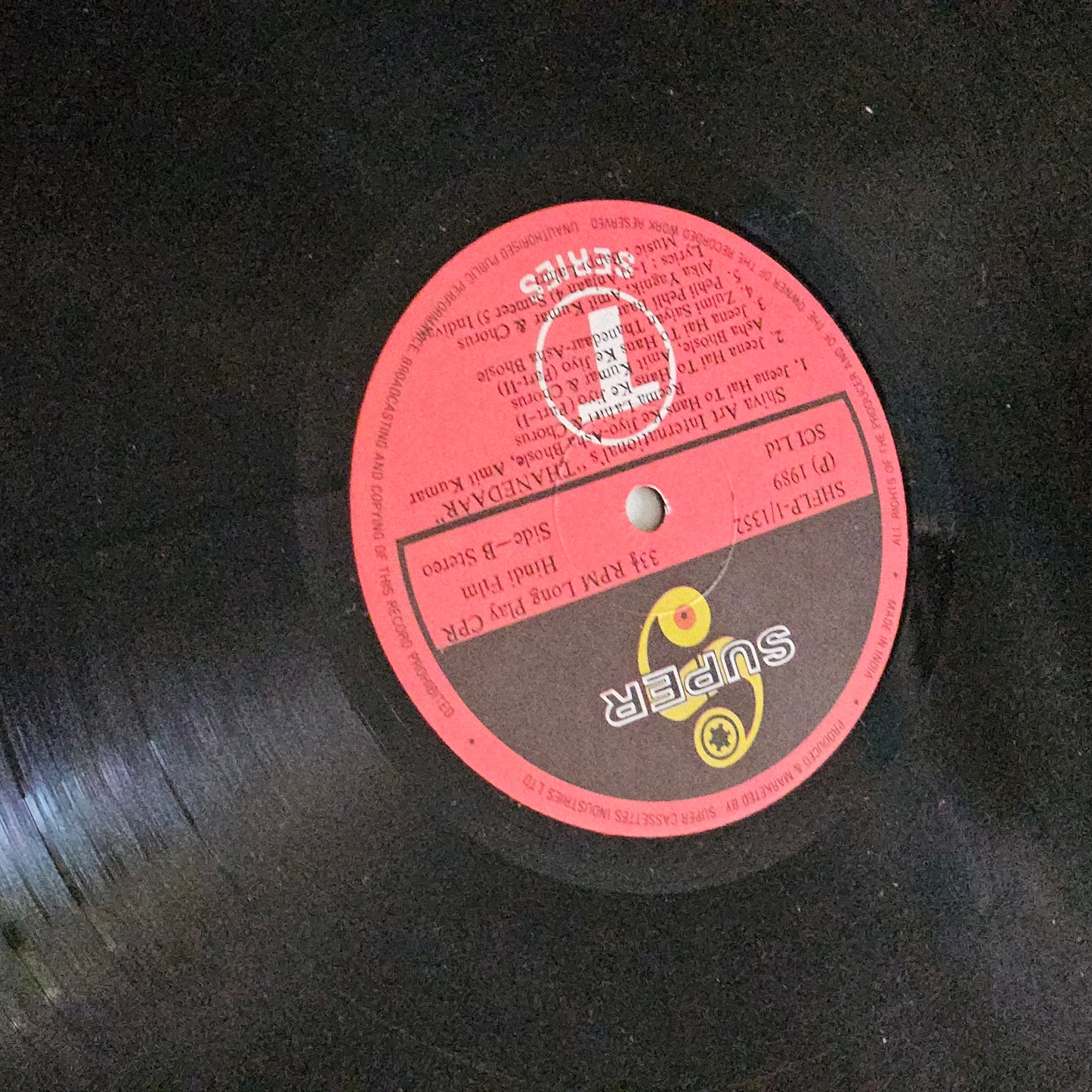 Thanedaar - music Bappi Lahiri superhit in Near Mint from original soundtrack  first edition