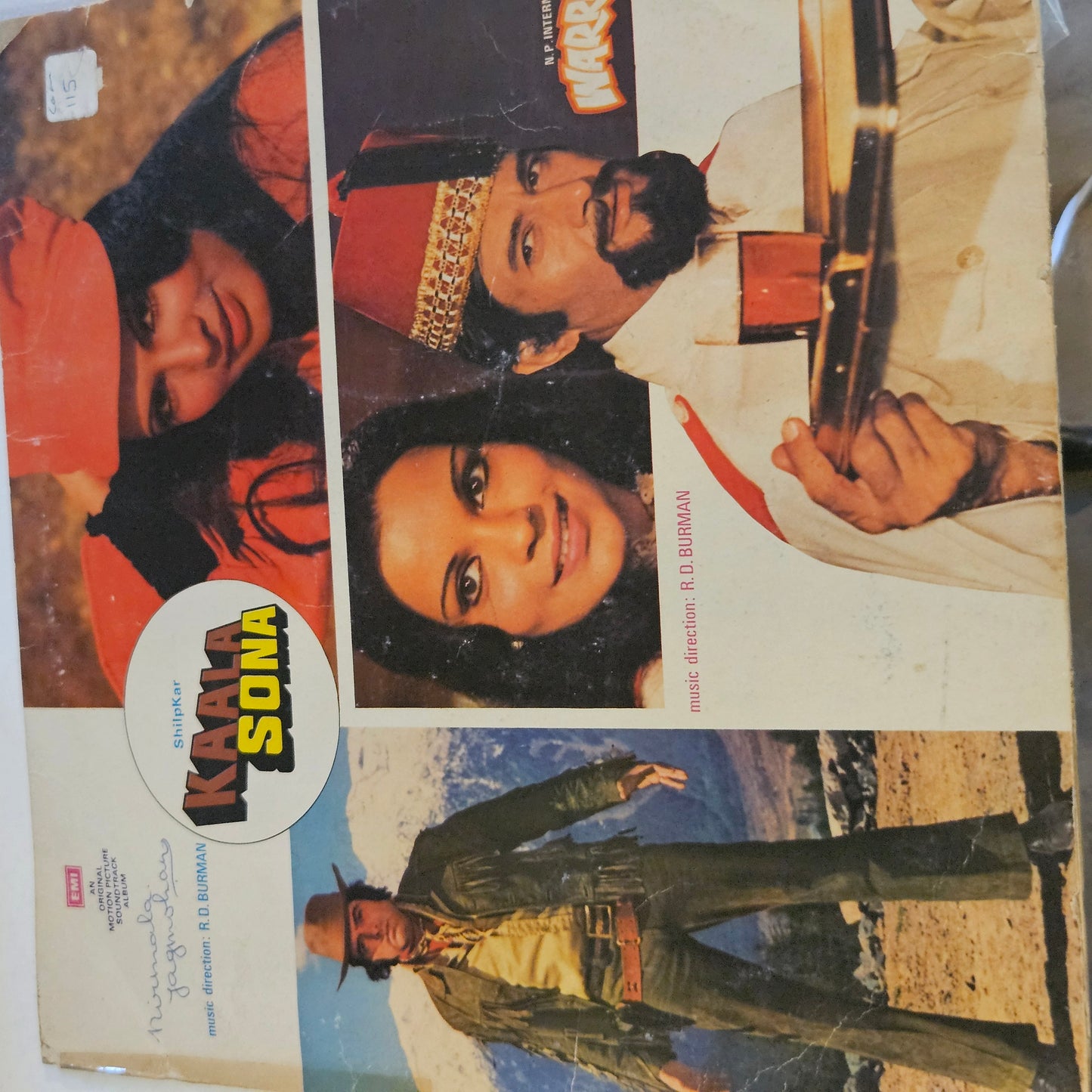 3 LPs Package - Abdullah, Chandi Sona, Warrant  and Kaala Sona in Music by R. D Burman in VG+ to Excellent condition - great deal