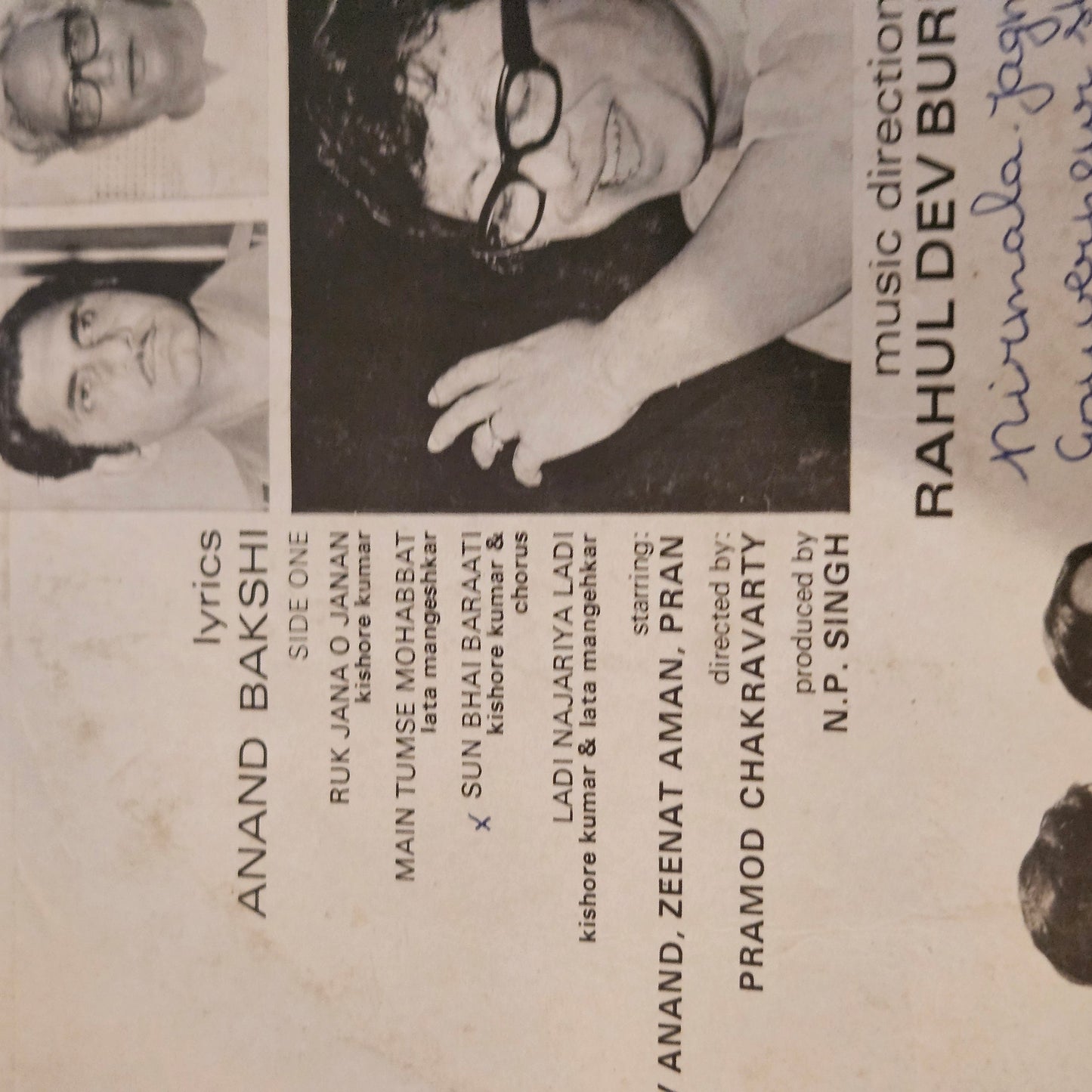 3 LPs Package - Abdullah, Chandi Sona, Warrant  and Kaala Sona in Music by R. D Burman in VG+ to Excellent condition - great deal