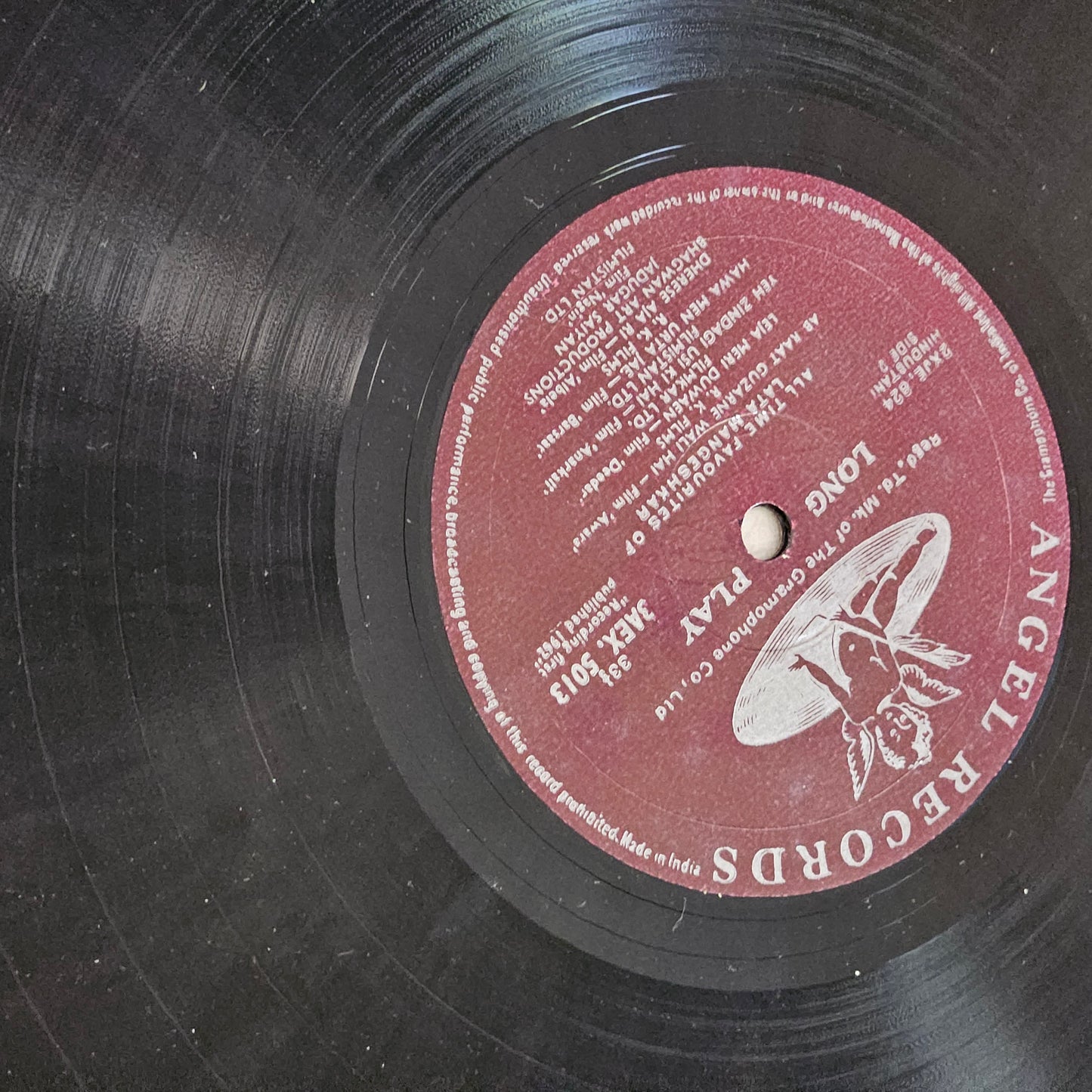Lata Mangeshkar - All Time favourites 1st Angel edition  in VG+ from original soundtrack