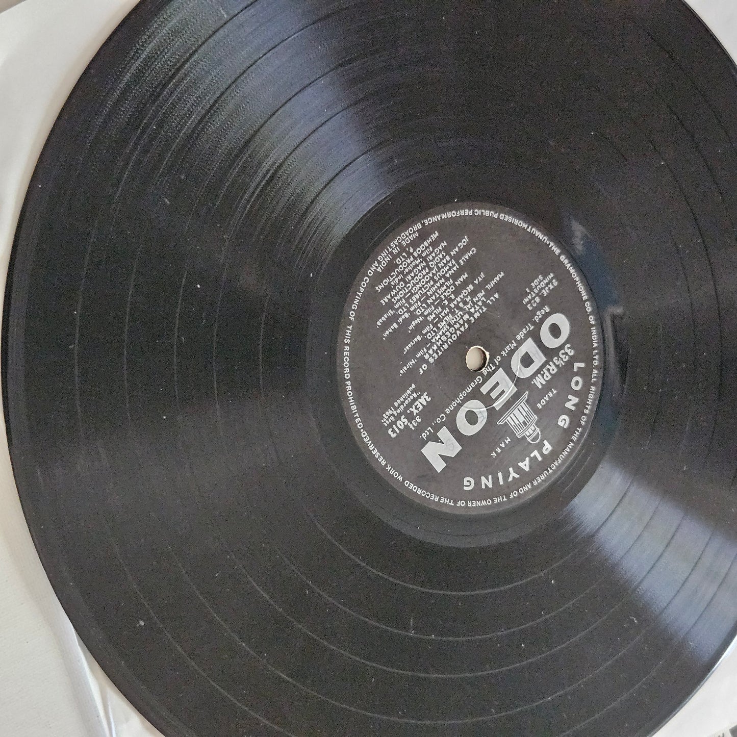 Lata Mangeshkar - All Time favourites 180 GM heavy Odeon in VG++ from original soundtrack