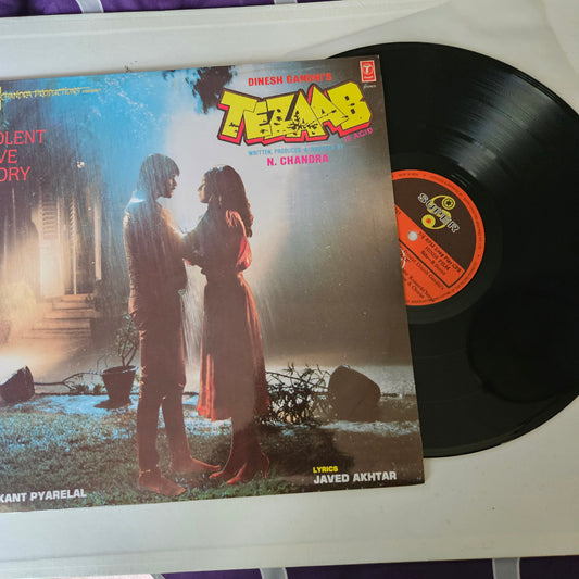 Tezaab (1988) -  super hit in near mint condition from the dealer unused stock original released soundtrack