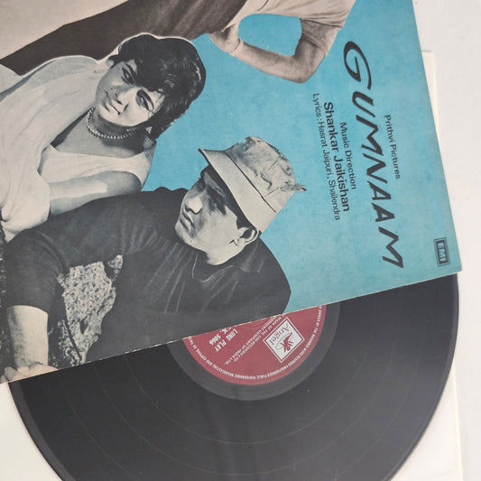 Gumnaam (1965)- Shankar Jaikishan Bollywood OST Vinyl LP - Psychedelic funk-superhit in pristine condition