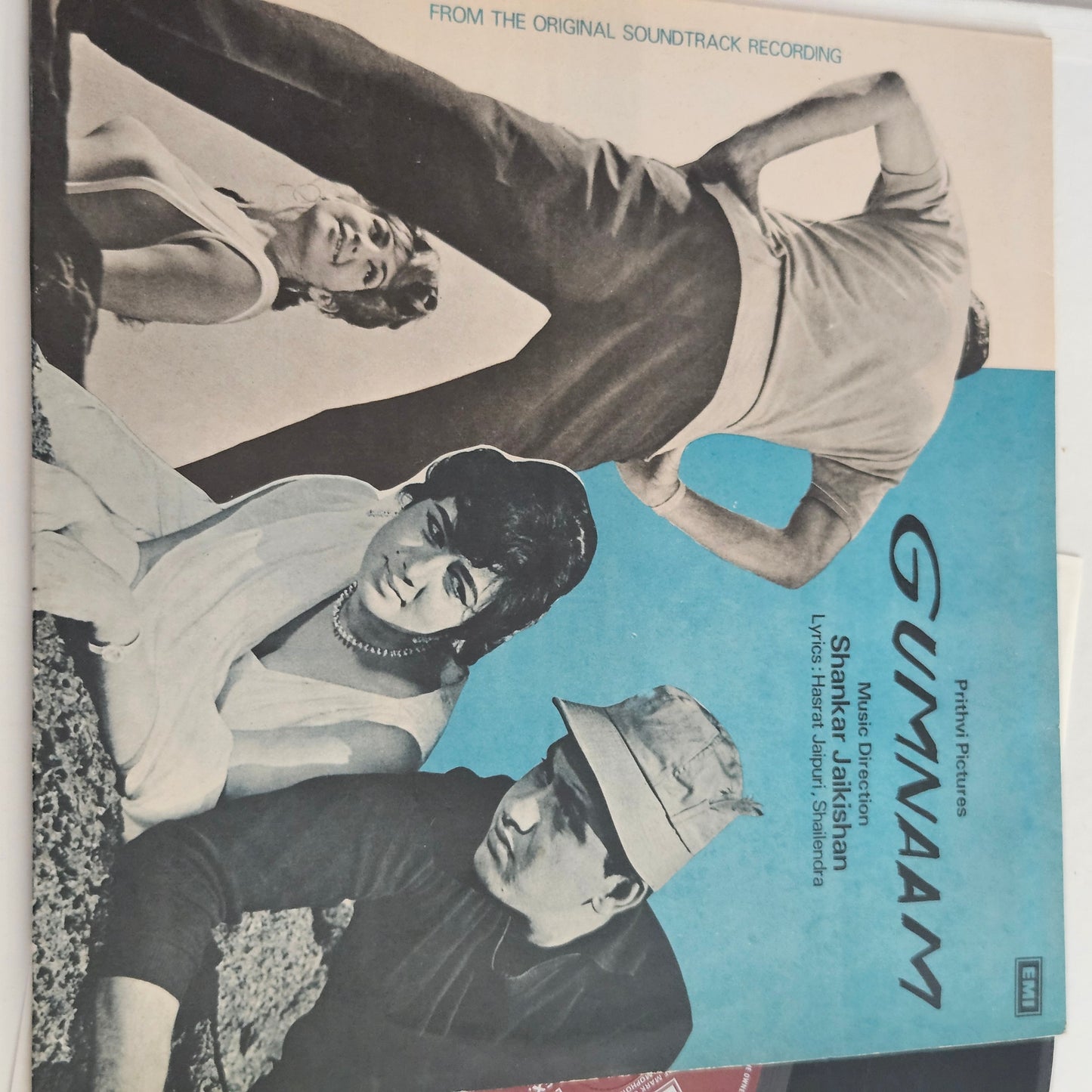 Gumnaam (1965)- Shankar Jaikishan Bollywood OST Vinyl LP - Psychedelic funk-superhit in pristine condition