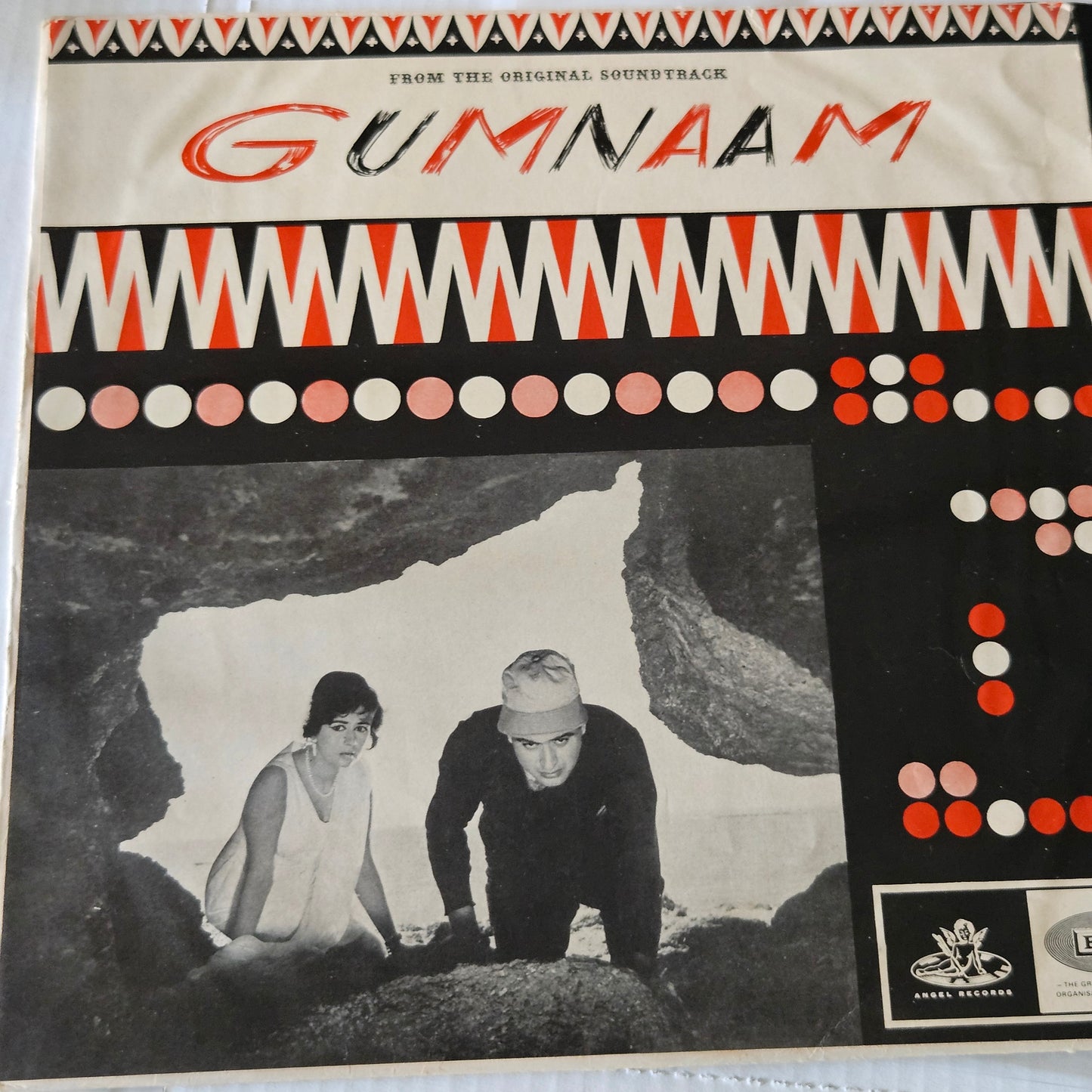 Gumnaam - Shankar Jaikishan - Angel 1st edition - near mint Original Soundtracks from well kept collection