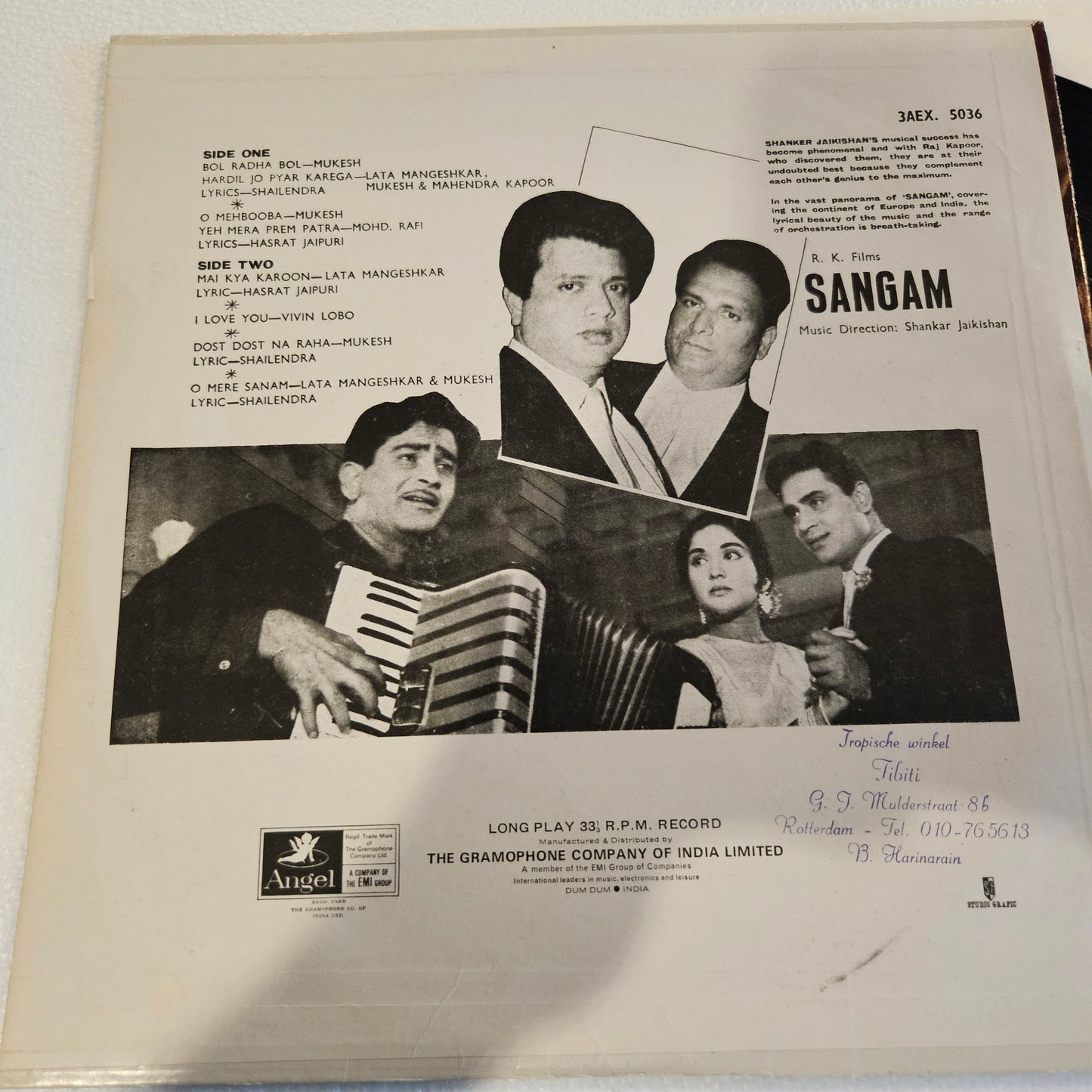 Sangam - in excellent condition Odeon
