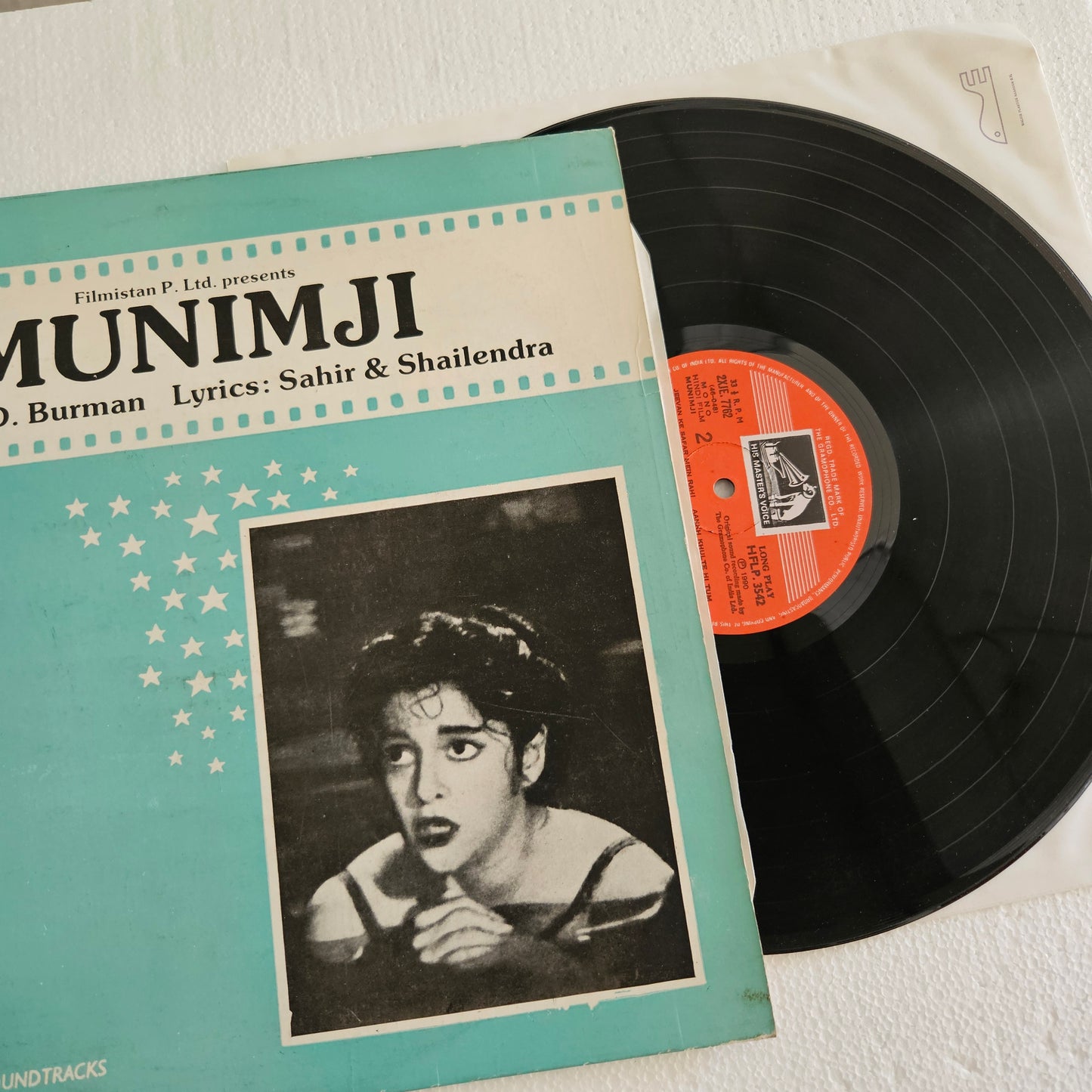 Munimji - original soundtrack music by S. D. Burman in excellent  to near mint condition from original soundtrack