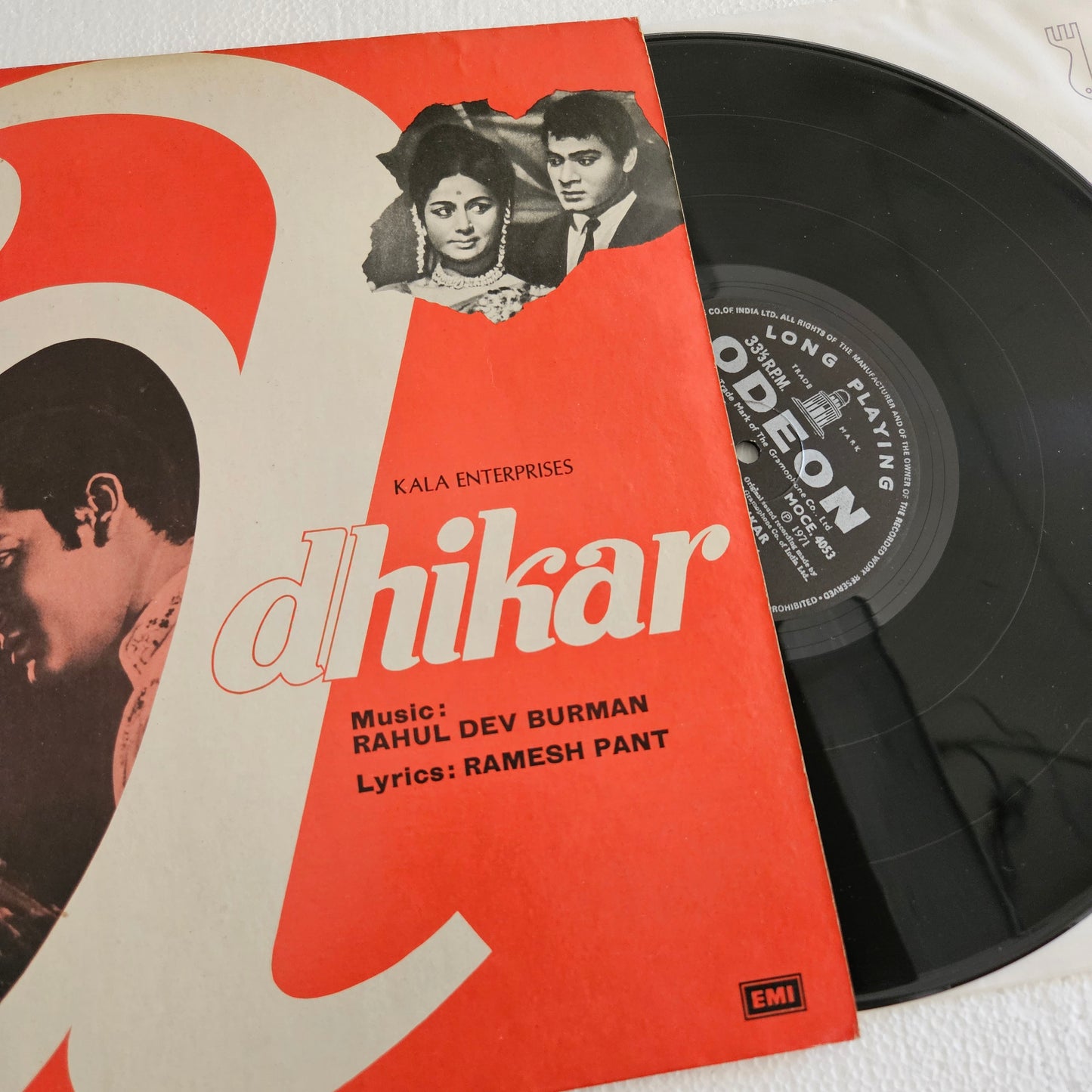 Adhikar -  Bollywood   R D Burman blockbuster Funk in near mint Pristine