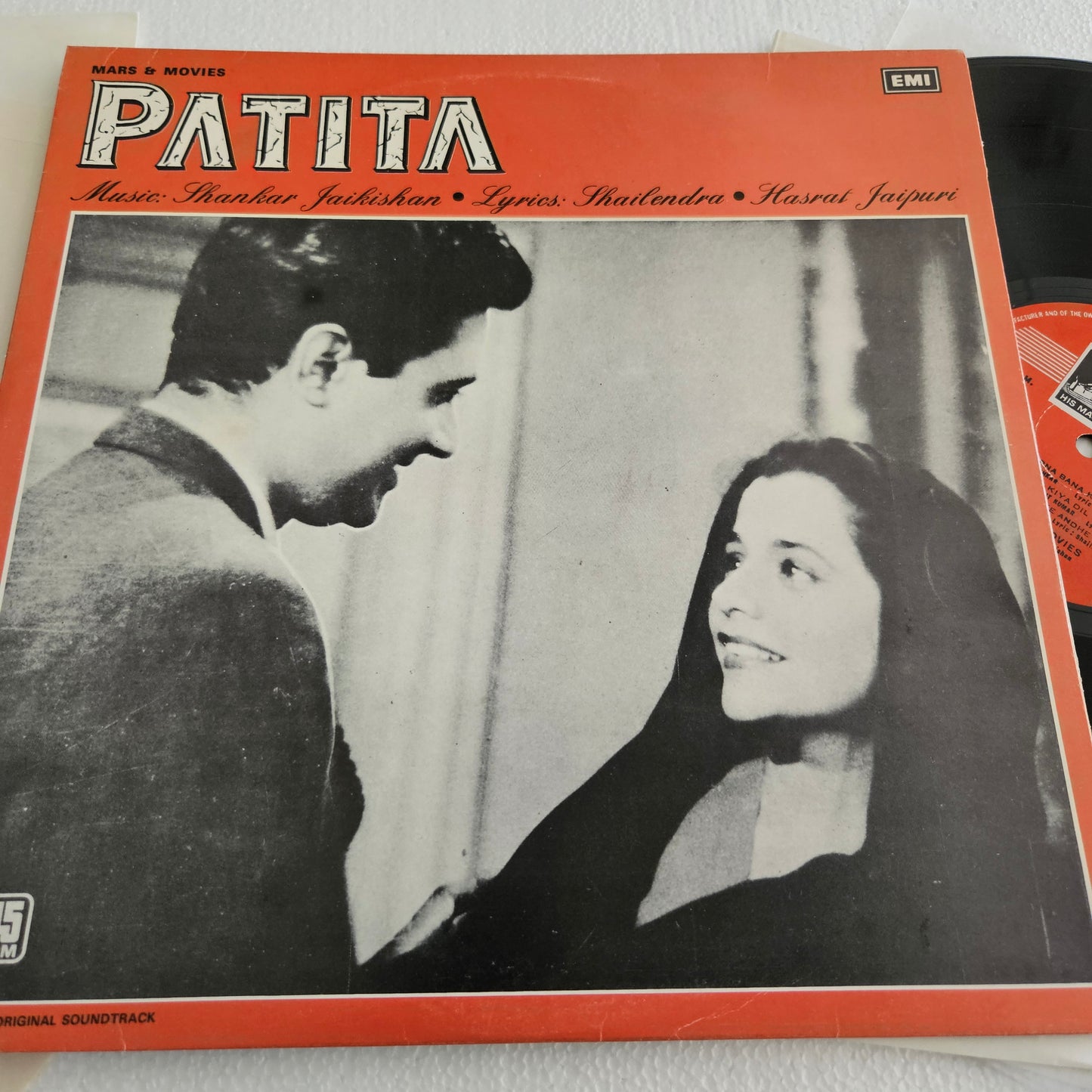 patita - Shankar Jaikishan classic OST superhit in pristine condition 45 rpm lp- superb acoustics
