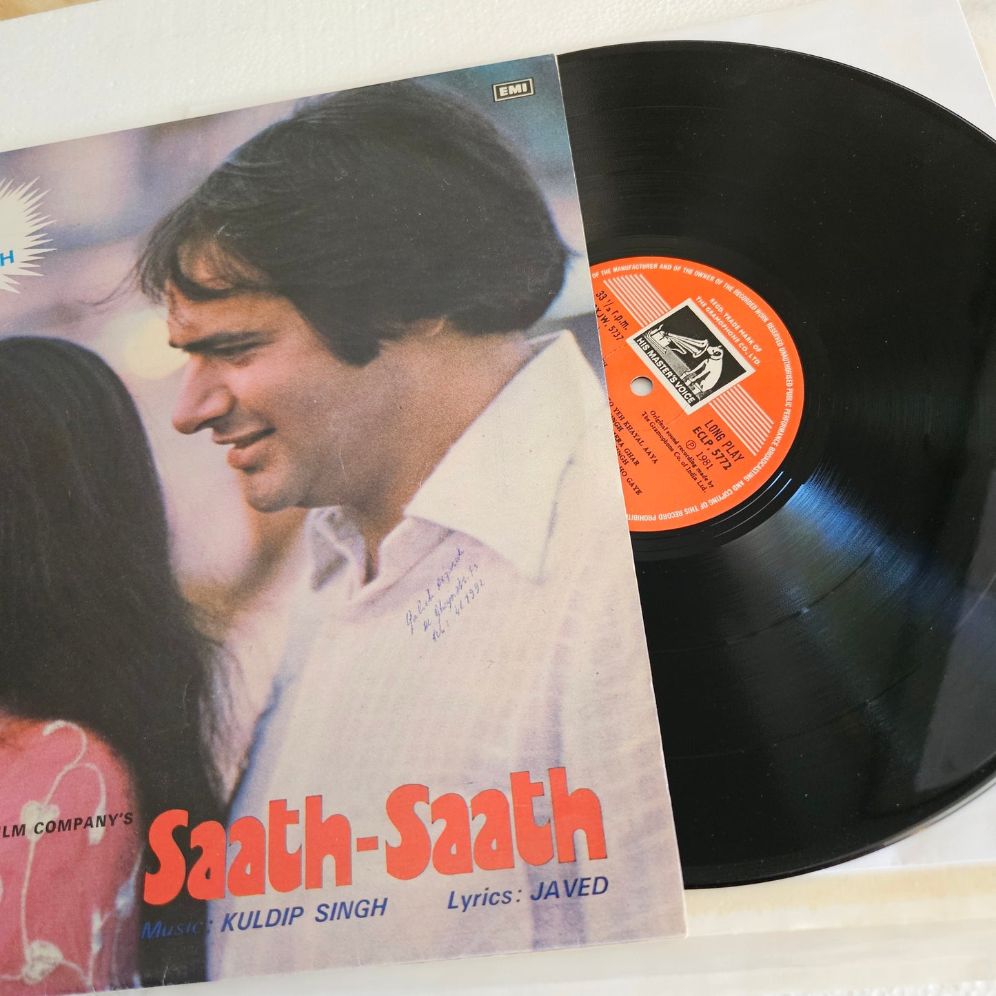 Saath Saath - jagjit Singh Superhit Ghazals record in near mint condition from original soundtrack