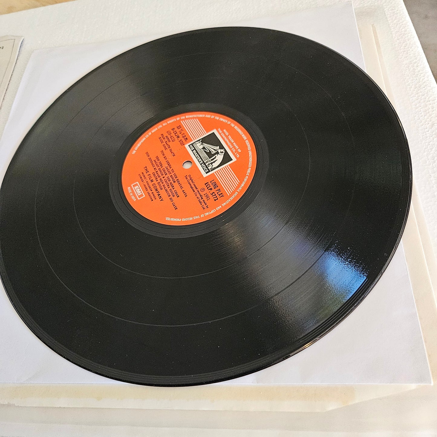 Saath Saath - jagjit Singh Superhit Ghazals record in near mint condition from original soundtrack
