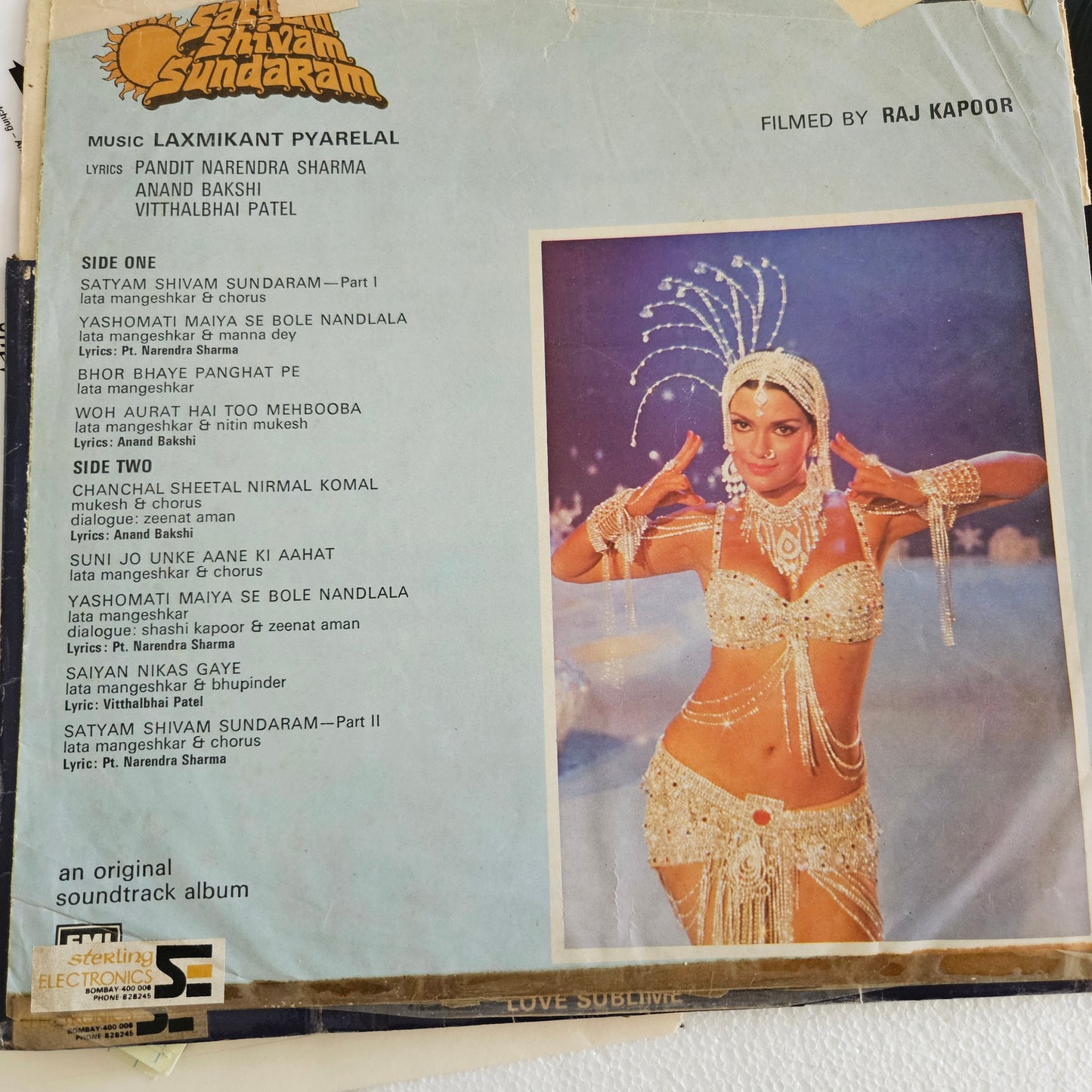 Satyam Shivam Sudaram - Laxmikant Pyarelal classic Multifold in near mint