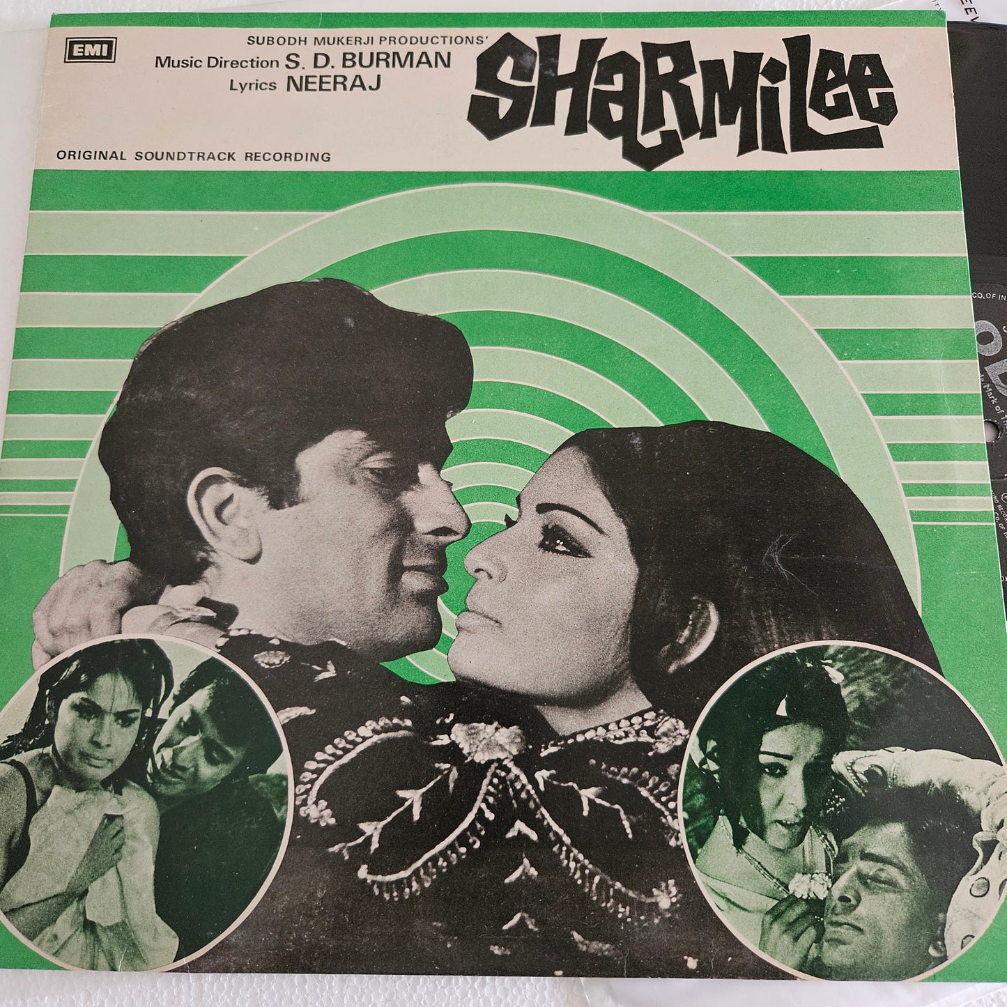 Sharmilee - Original soundtrack Music by S. D. Burman and eternal classic - Odeon Record near mint in Pristine condition