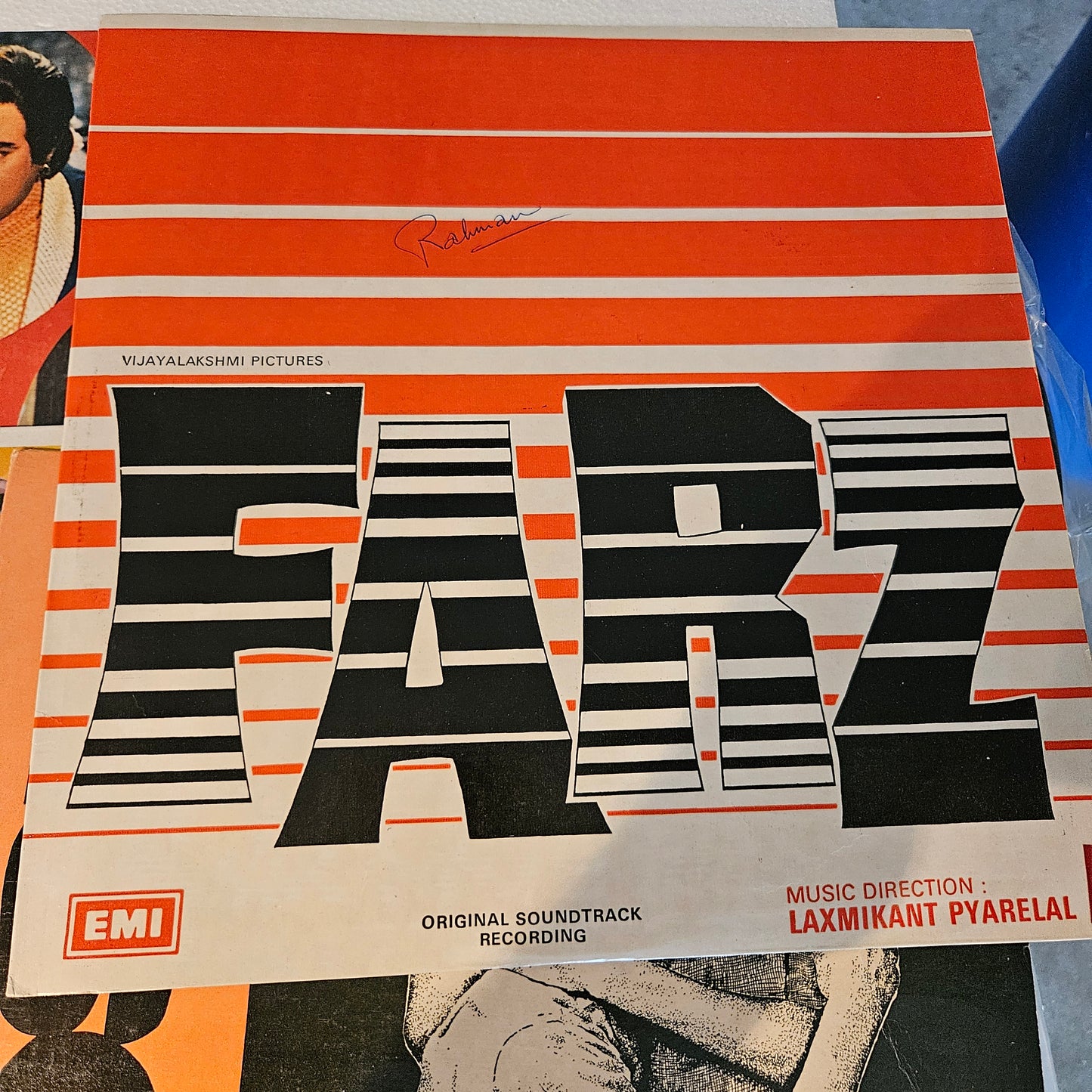 4 Lps of music by Laxmikant Pyarelal Superhit collection 1.Dosti 2.Shor 3. Farz and 4. Suraj aur Chanda all in near mint condition  - original soundtrack - great deal