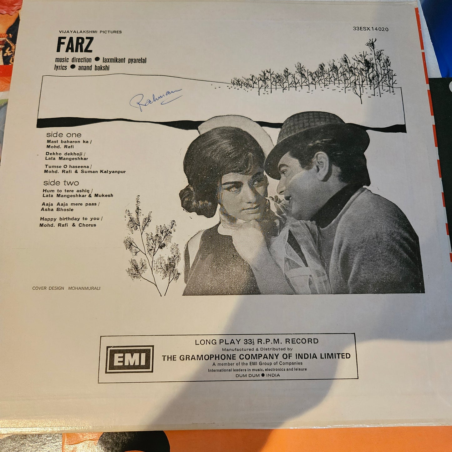 4 Lps of music by Laxmikant Pyarelal Superhit collection 1.Dosti 2.Shor 3. Farz and 4. Suraj aur Chanda all in near mint condition  - original soundtrack - great deal