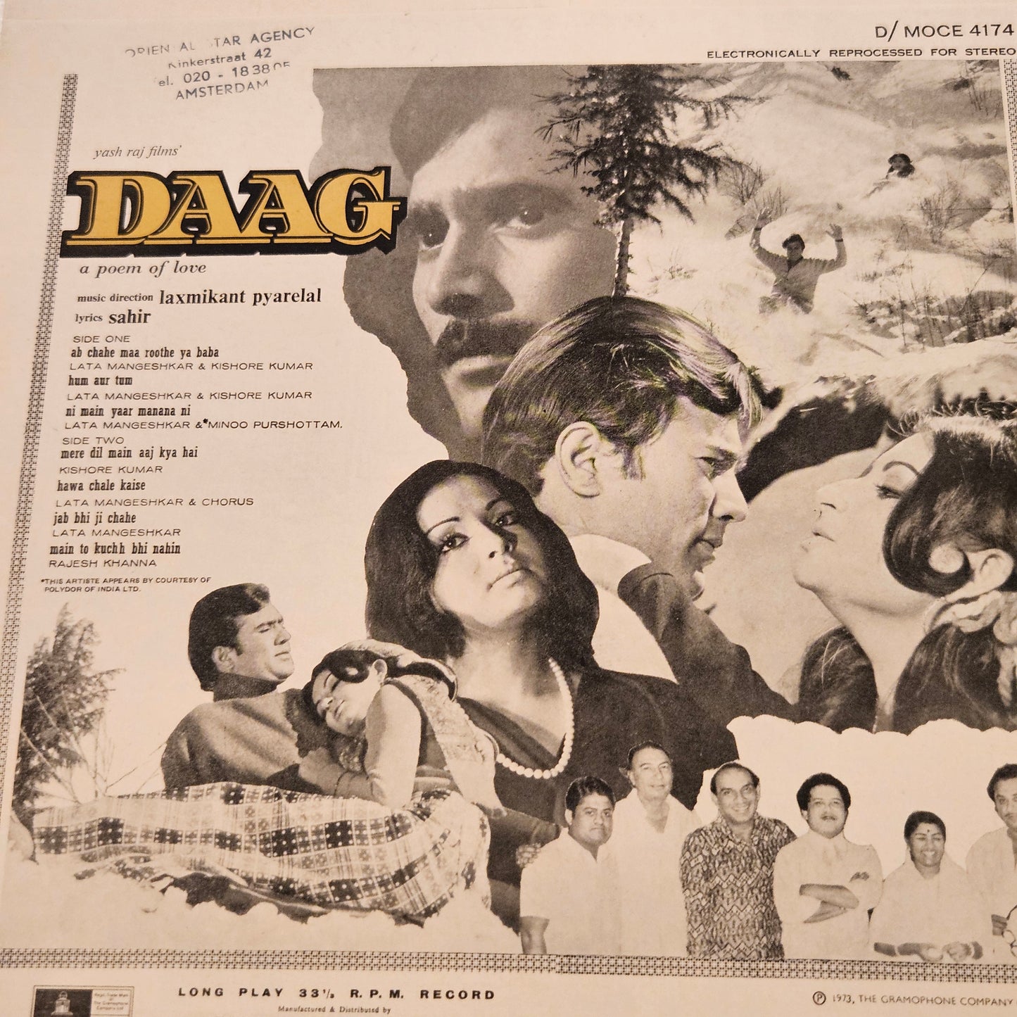 Daag - Laxmikant pyarelal OST in near mint condtion from original soundtrack