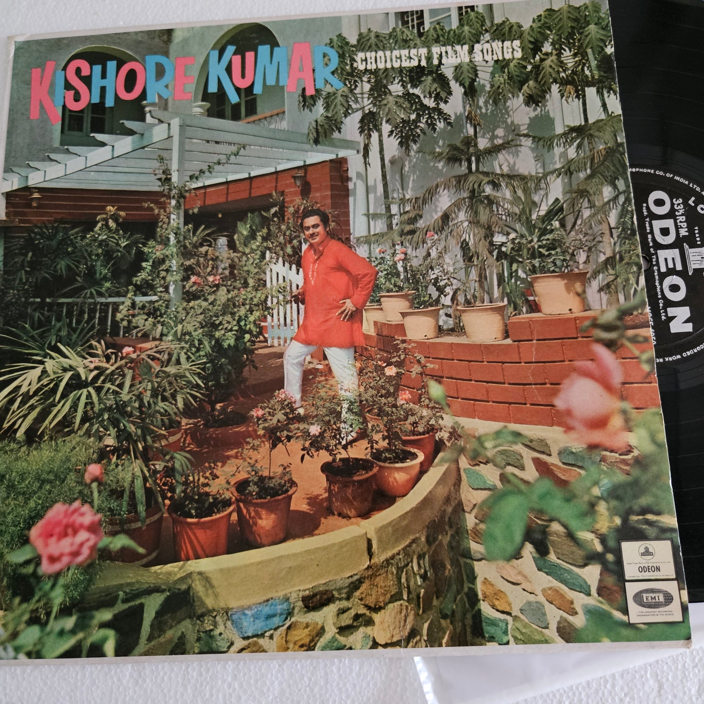 Kishore Kumar - Choicest Film Songs in Odeon VG++ 1st edition - ring Odeon version from original soundtrack MOCE4050