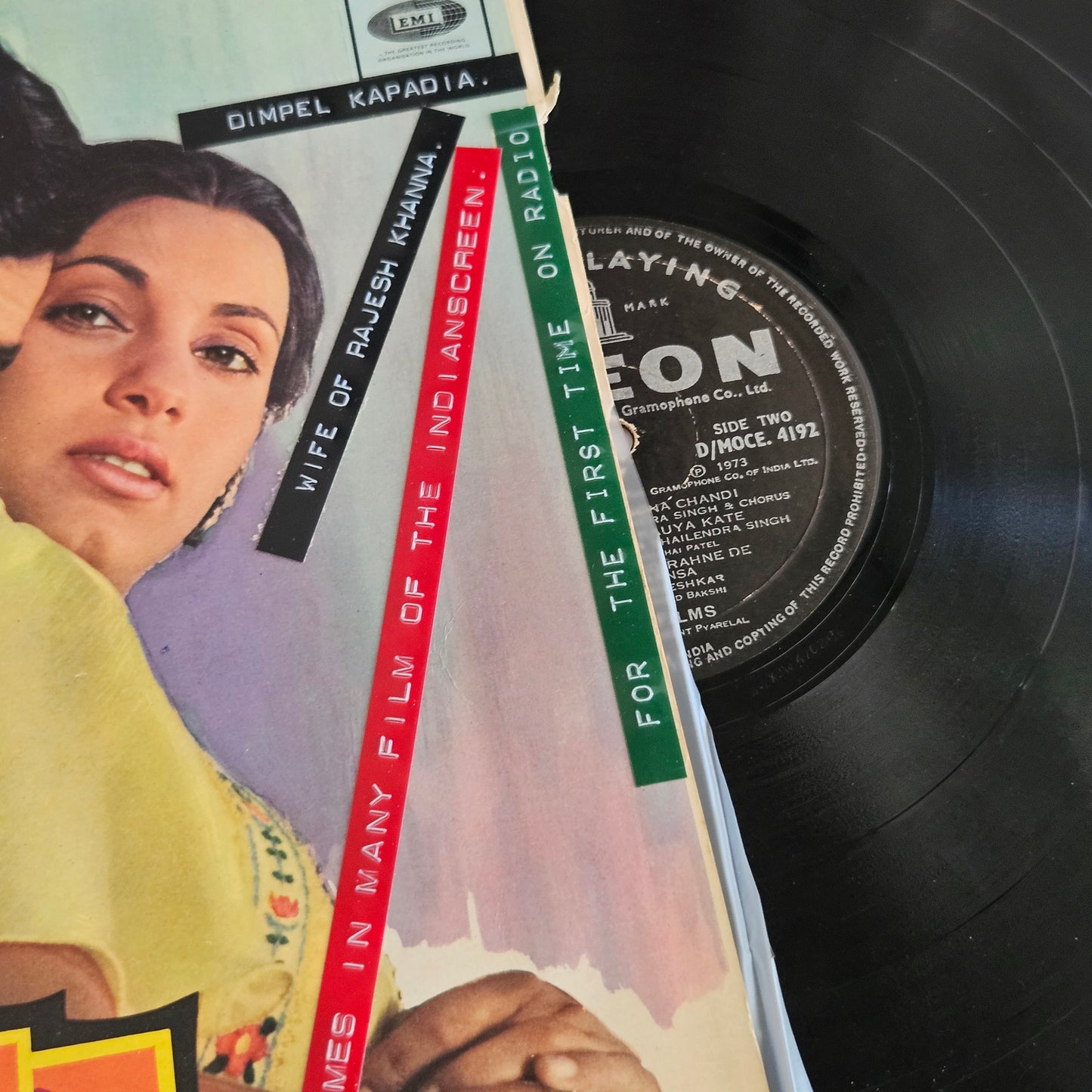 Bobby (1973) - 1st Edition Ring Odeon version -  R. K.  Films Music by Laxmikant Pyarelal superhit classic in Excellent condition from original soundtrack