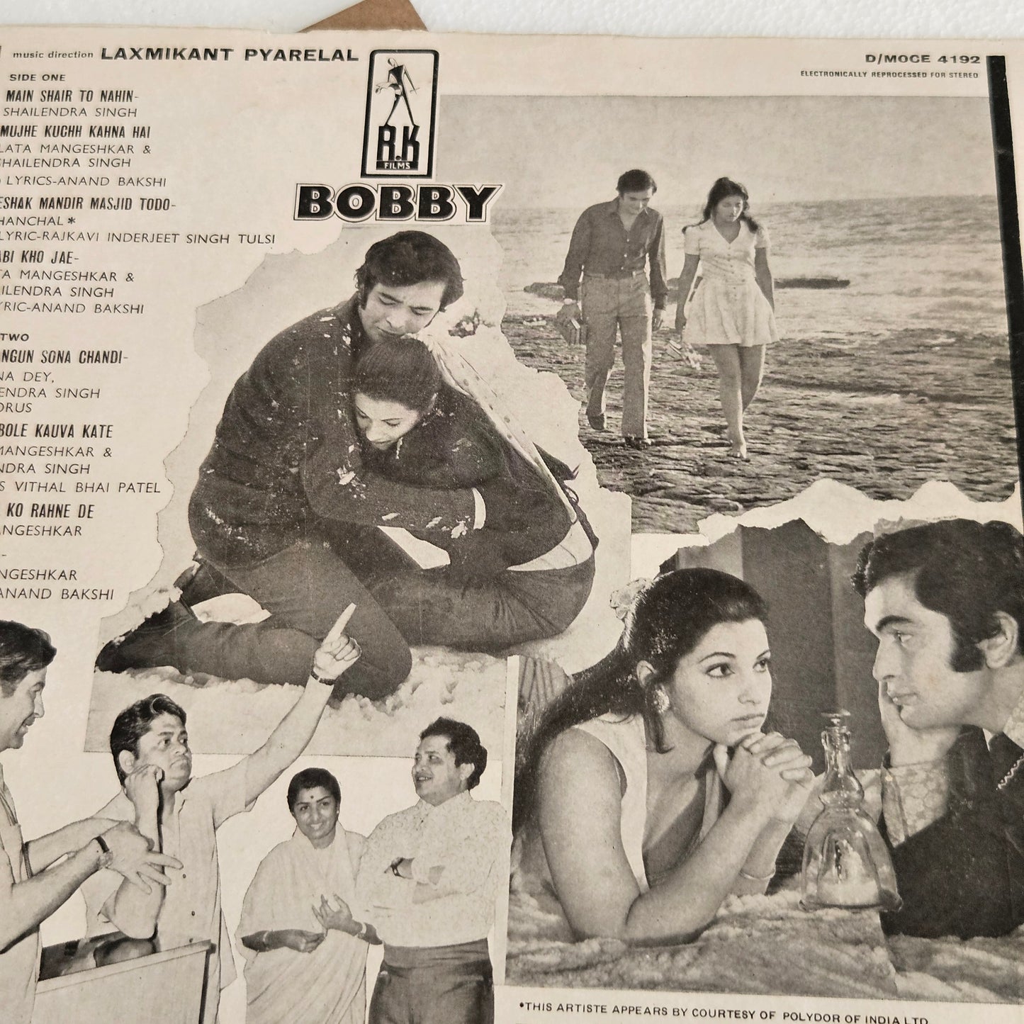 Bobby (1973) - 1st Edition Ring Odeon version -  R. K.  Films Music by Laxmikant Pyarelal superhit classic in Excellent condition from original soundtrack