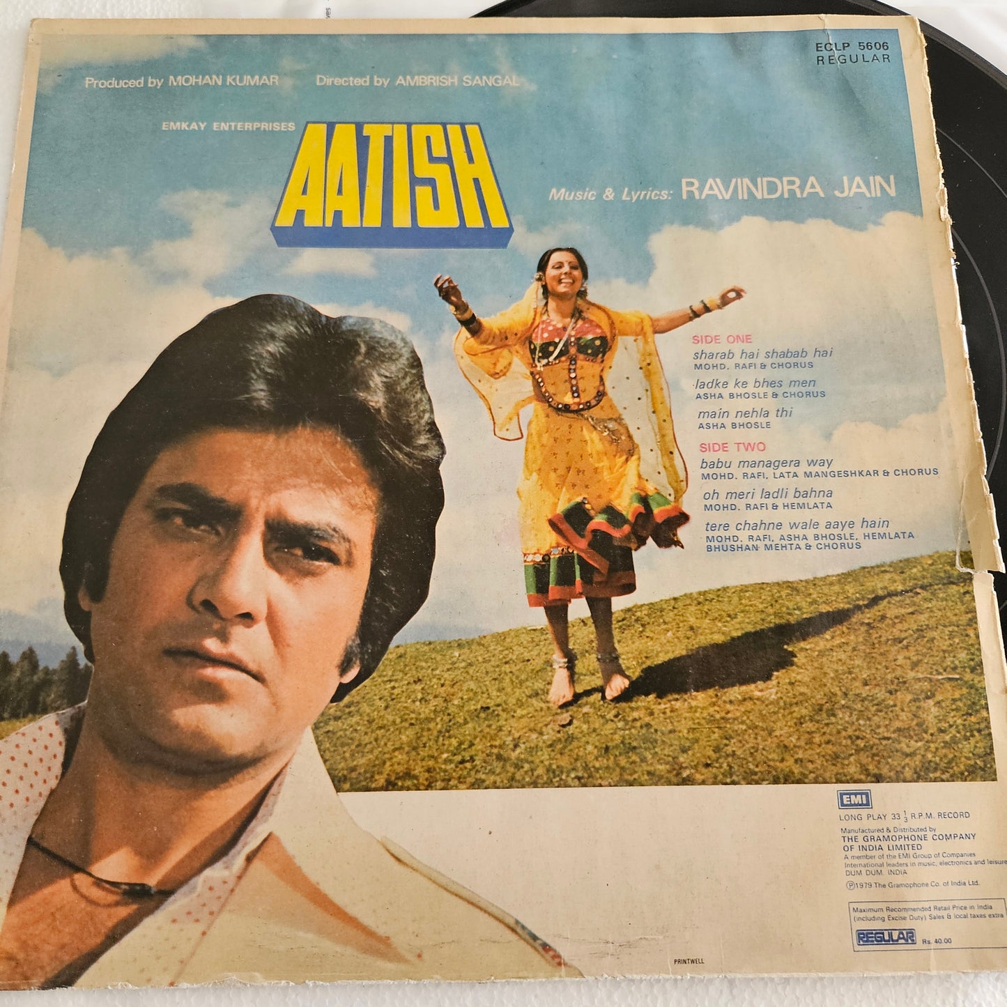 Aatish - Music by Ravindra Jain in NEAR  Mint