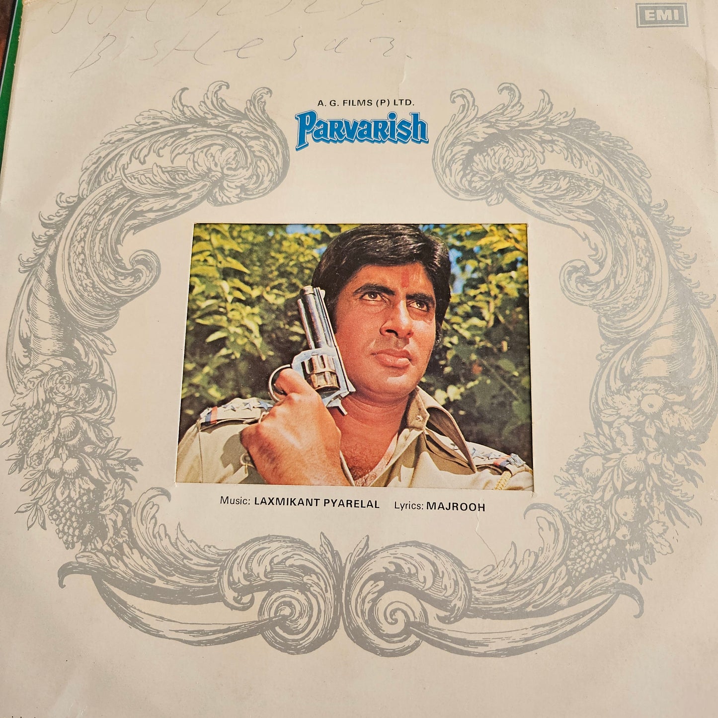 Dostana, Parvarish, Andhaa kanoon, and Naseeb - 4 Superhit LPs package Amitabh and Music by Laxmikant Pyarelal and in near mint condition from original Soundtracks - A great deal