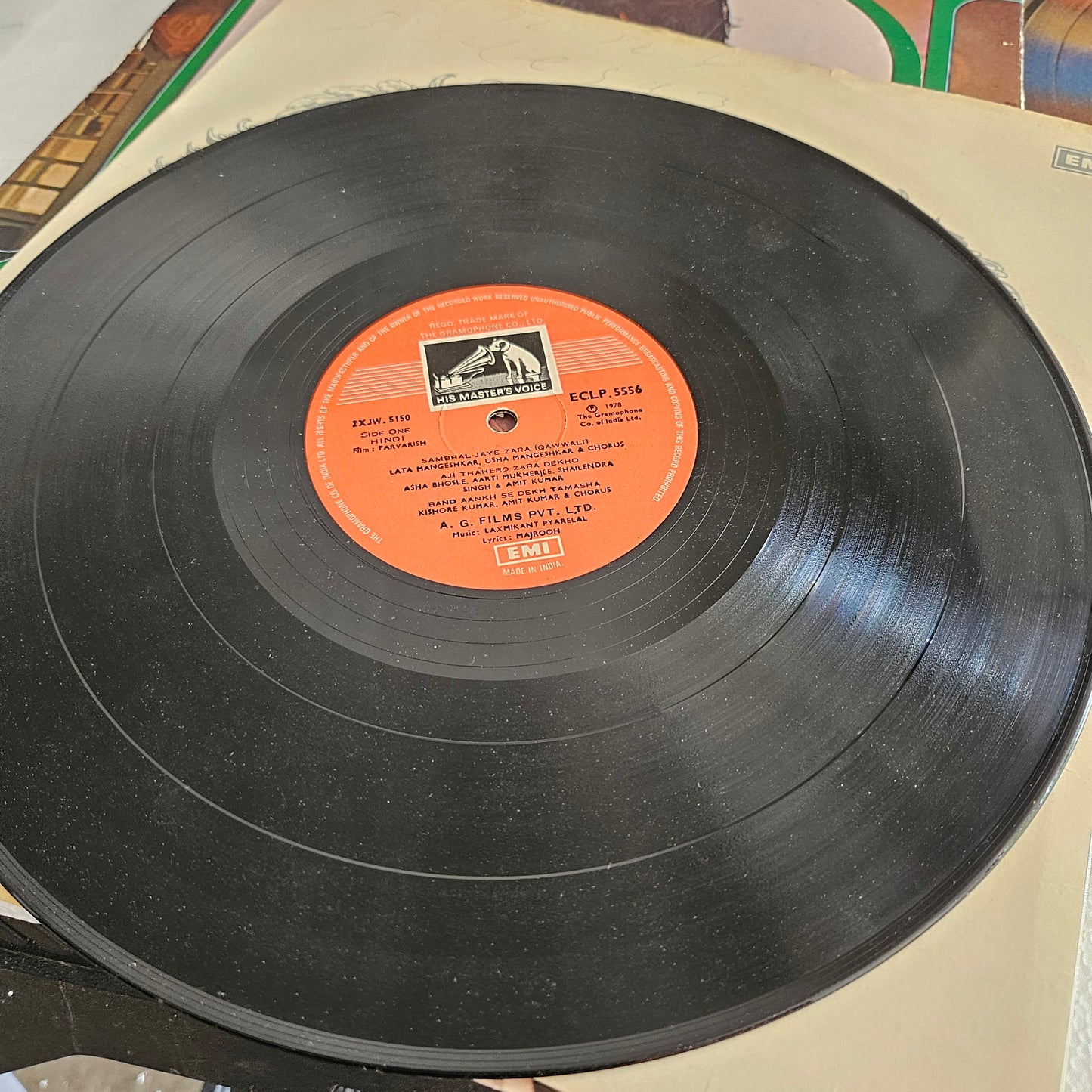 Dostana, Parvarish, Andhaa kanoon, and Naseeb - 4 Superhit LPs package Amitabh and Music by Laxmikant Pyarelal and in near mint condition from original Soundtracks - A great deal