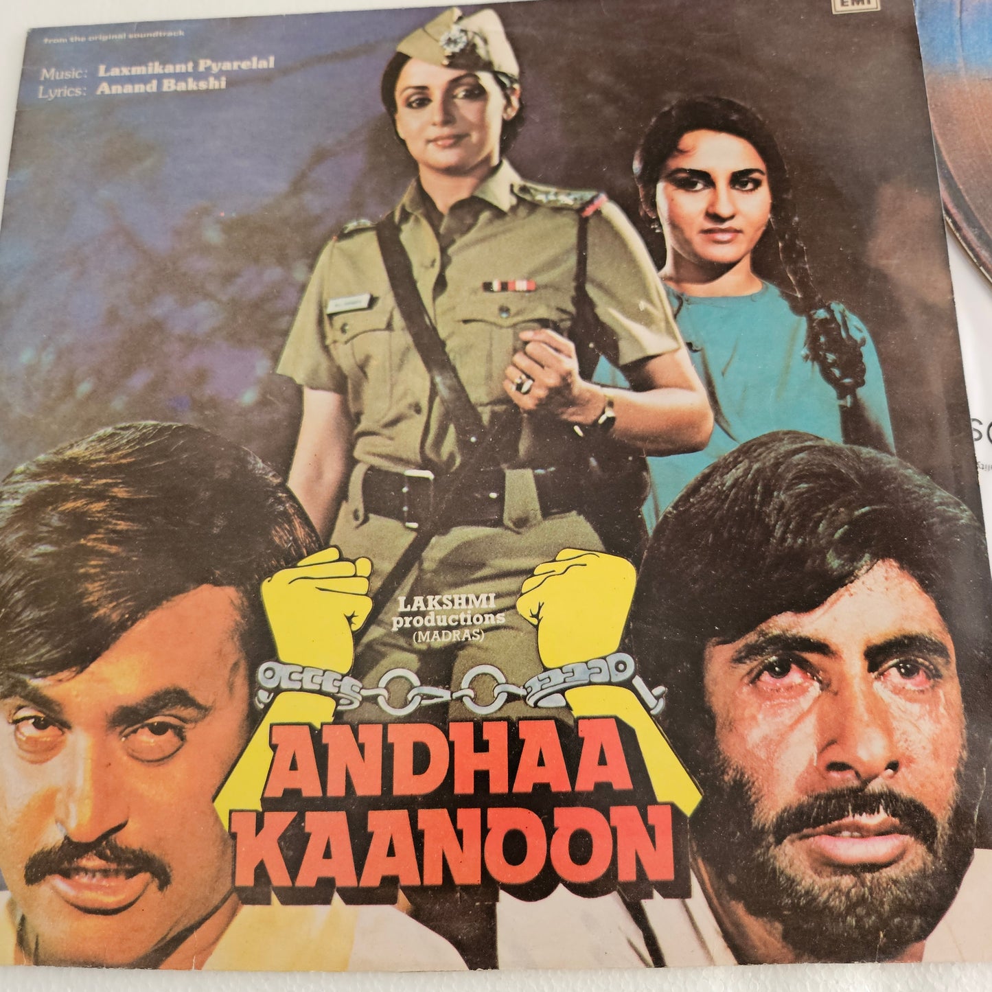 Dostana, Parvarish, Andhaa kanoon, and Naseeb - 4 Superhit LPs package Amitabh and Music by Laxmikant Pyarelal and in near mint condition from original Soundtracks - A great deal