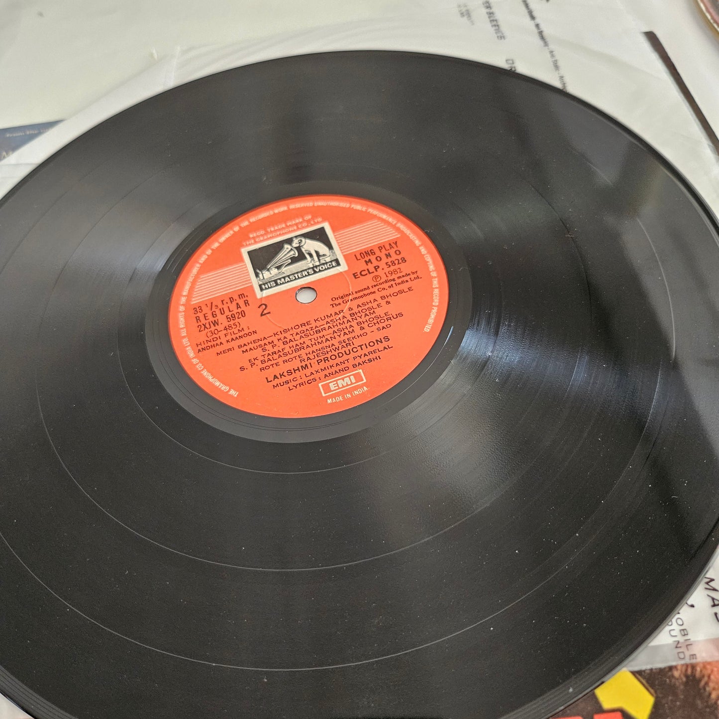 Dostana, Parvarish, Andhaa kanoon, and Naseeb - 4 Superhit LPs package Amitabh and Music by Laxmikant Pyarelal and in near mint condition from original Soundtracks - A great deal