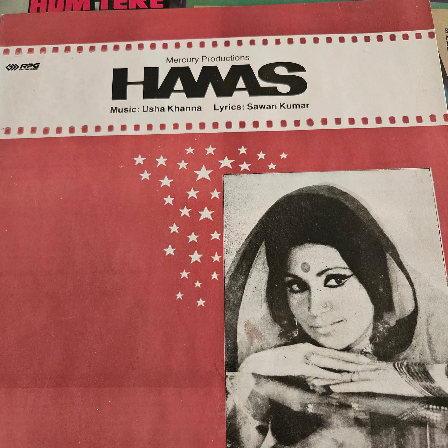 3 lps of Music Director Usha Khanna Superhit Lps collection 1. Hotel 2. Hawas and 3.Bin Phere Hum tere in excellent condition from original soundtrack