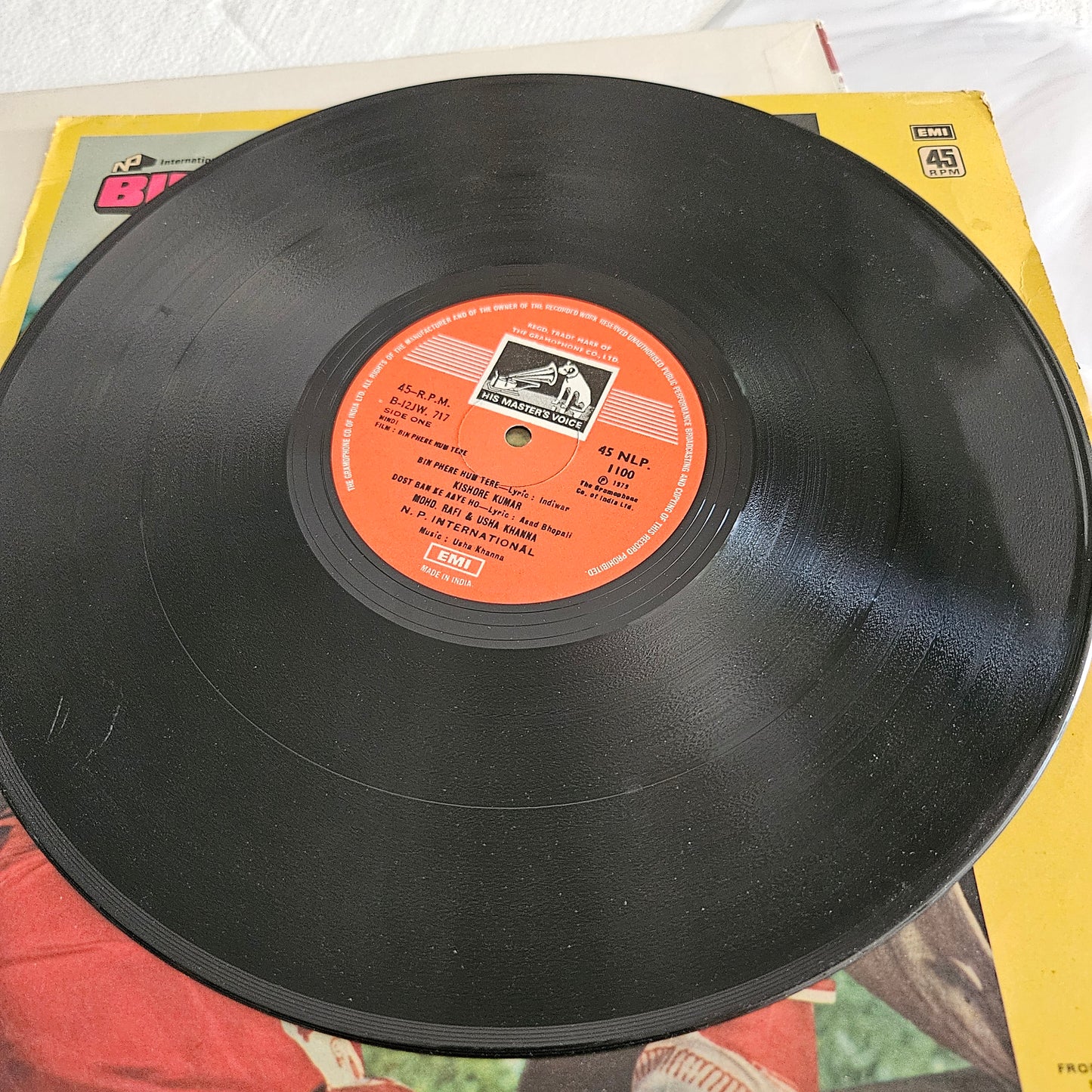 3 lps of Music Director Usha Khanna Superhit Lps collection 1. Hotel 2. Hawas and 3.Bin Phere Hum tere in excellent condition from original soundtrack