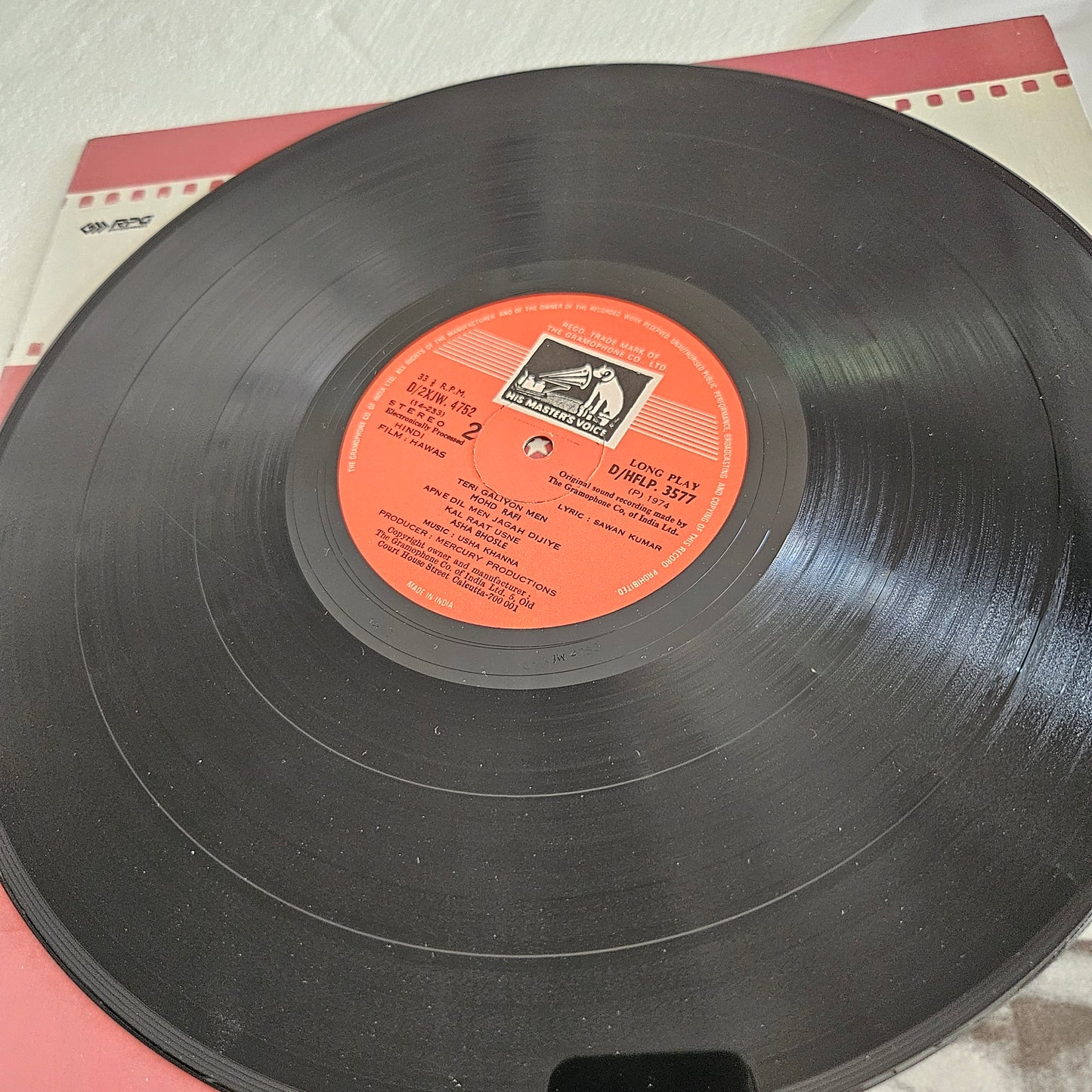 3 lps of Music Director Usha Khanna Superhit Lps collection 1. Hotel 2. Hawas and 3.Bin Phere Hum tere in excellent condition from original soundtrack