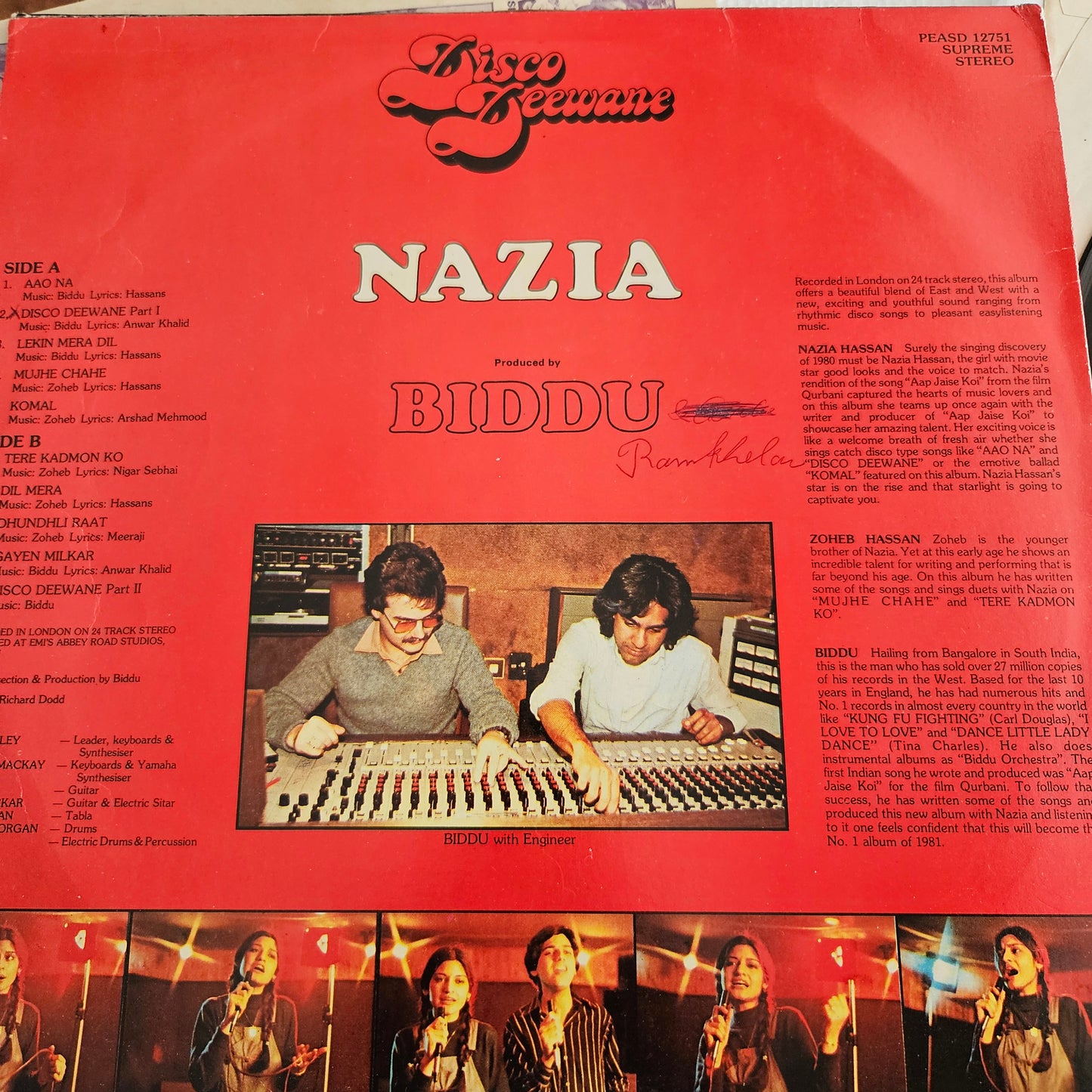 Nazia Hassan - Disco Deewane Blockbuster in Near mint Pristine  condition