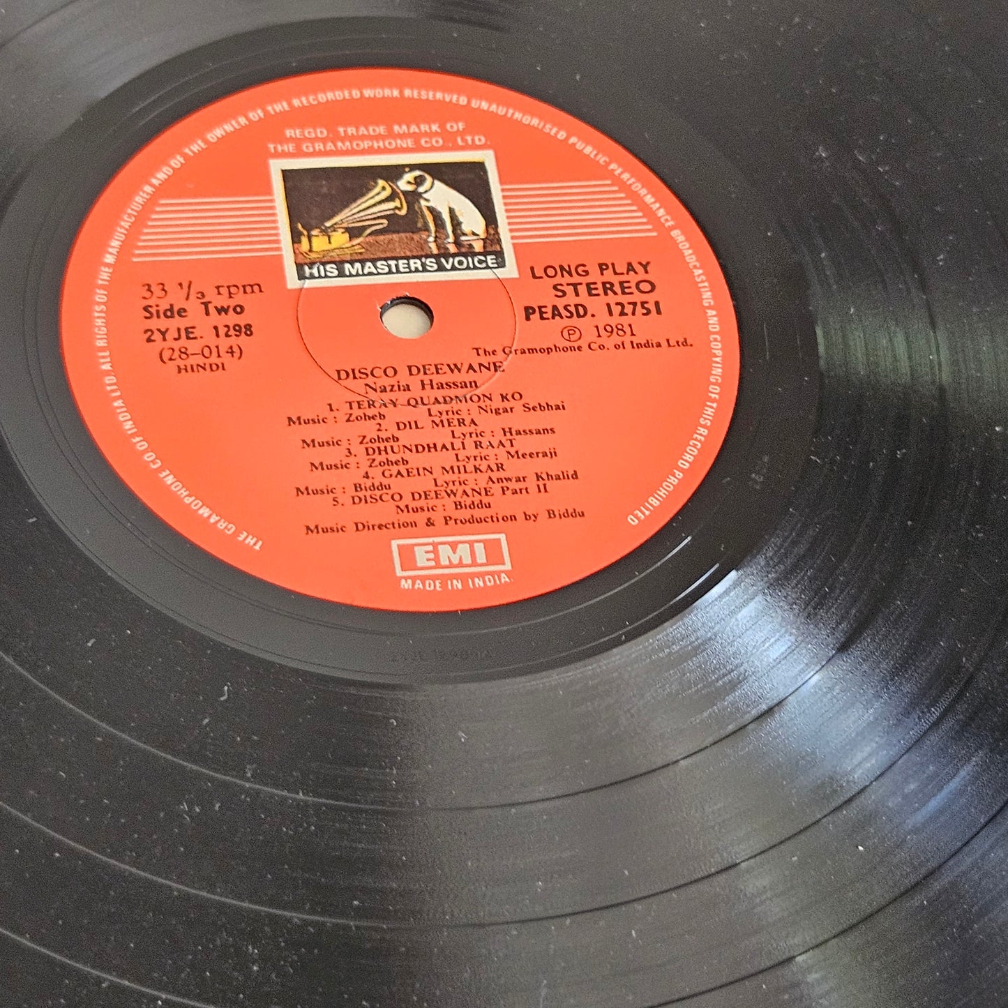 Nazia Hassan - Disco Deewane Blockbuster in Near mint Pristine  condition