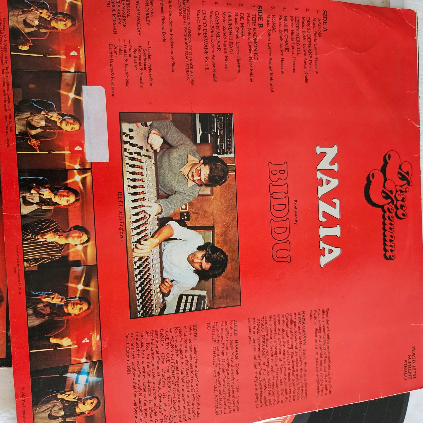 Nazia Hassan - Disco Deewane Blockbuster in VG+ condition