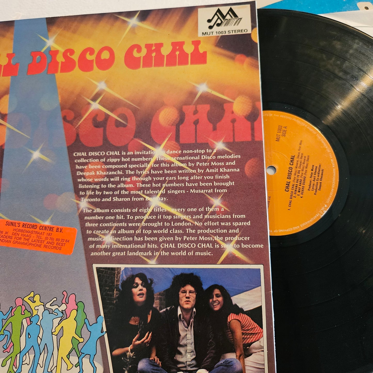 Sharon* and Musarrat* - Chal Disco Chal in Excellent - Superhit disco album of 80s -multitone records