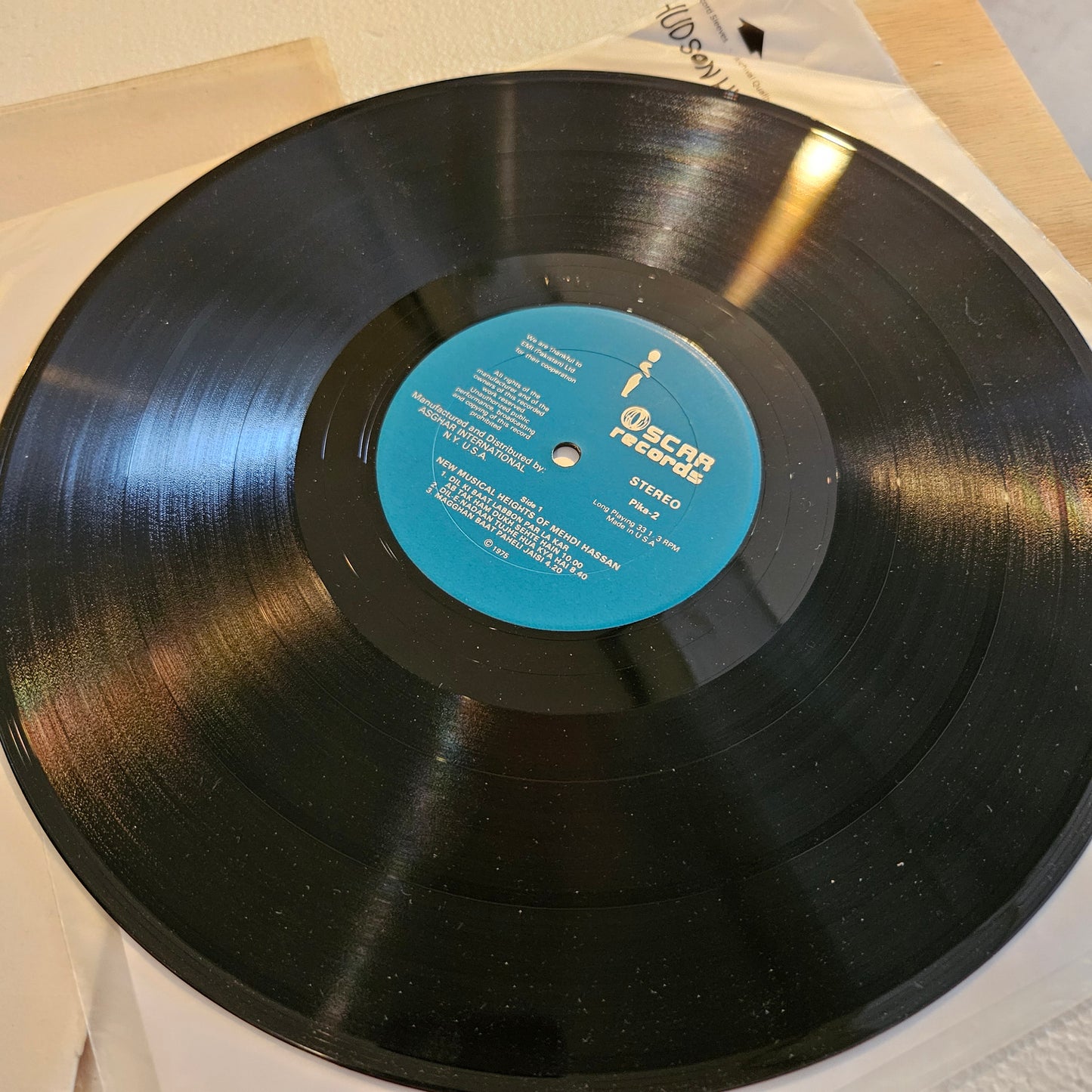 Mehdi Hassan - new Musical Heights in Near mint - Recorded in New York Pika-2