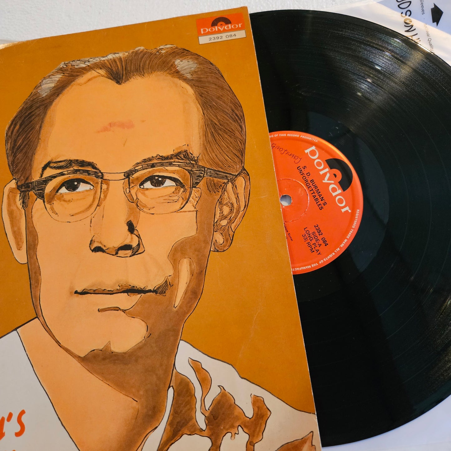 S. D. Burman - Unforgettable hits of Maestro S. D. Burman in near mint condition from original soundtracks polydor 2392-084