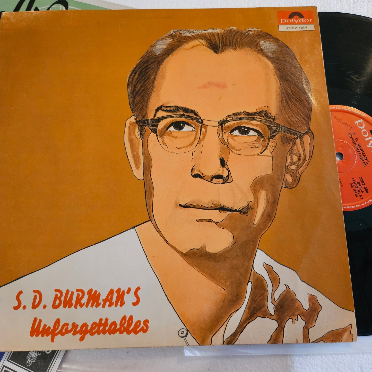 S. D. Burman - Unforgettable hits of Maestro S. D. Burman in near mint condition from original soundtracks polydor 2392-084