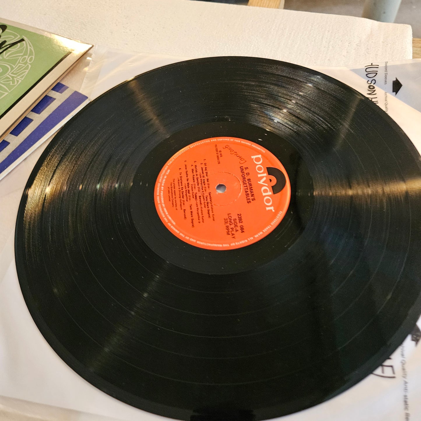 S. D. Burman - Unforgettable hits of Maestro S. D. Burman in near mint condition from original soundtracks polydor 2392-084