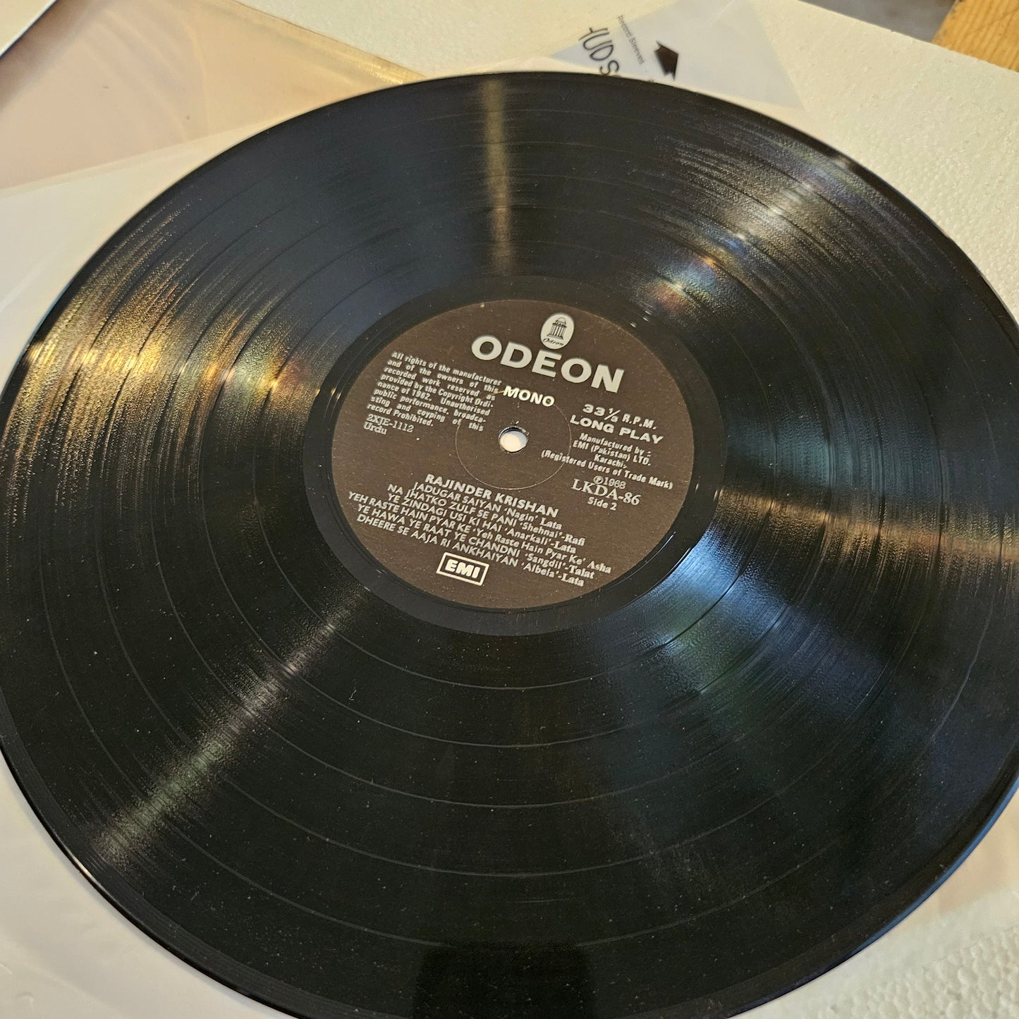 Rajinder Krishnan - his film hits - Rare Odeon edition in near mint condition from original soundtracks