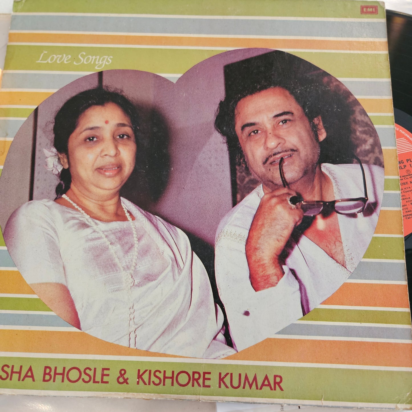 Duets - Asha Bhosle  and Kishore Kumar Love Songs in excellent - superb and rare collection of songs - PMLP1035