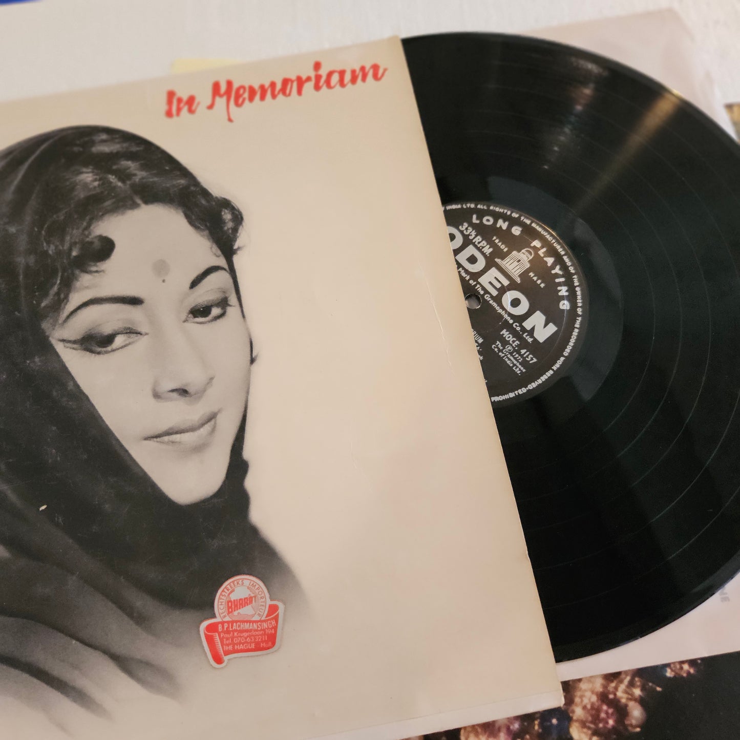 Geeta Dutt In Memoriam in 1st ring Odeon version near mint condition MOCE4157