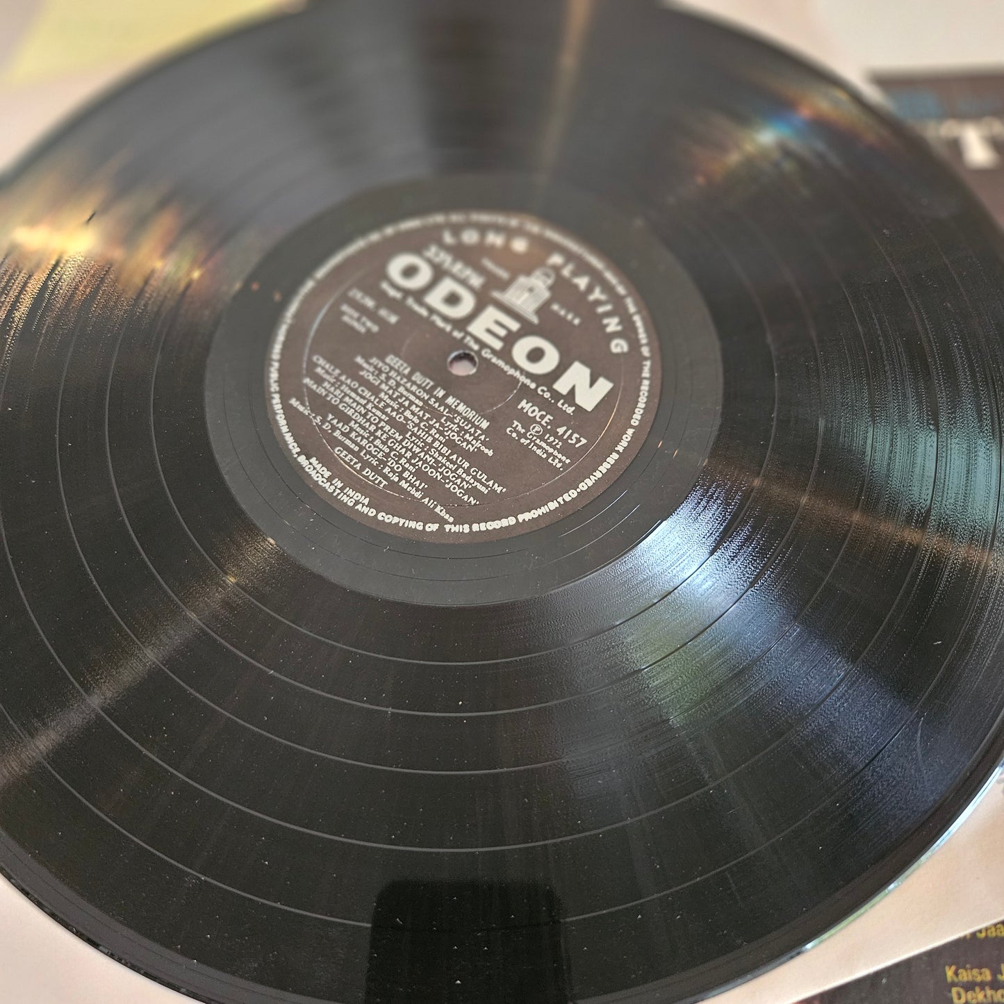 Geeta Dutt In Memoriam in 1st ring Odeon version near mint condition MOCE4157