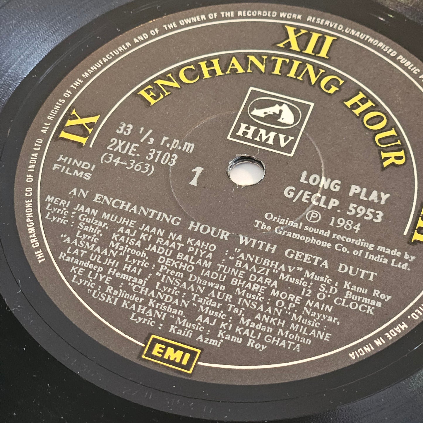 Geeta Dutt - Enchanting hour with Geeta Dutt in near mint condition
