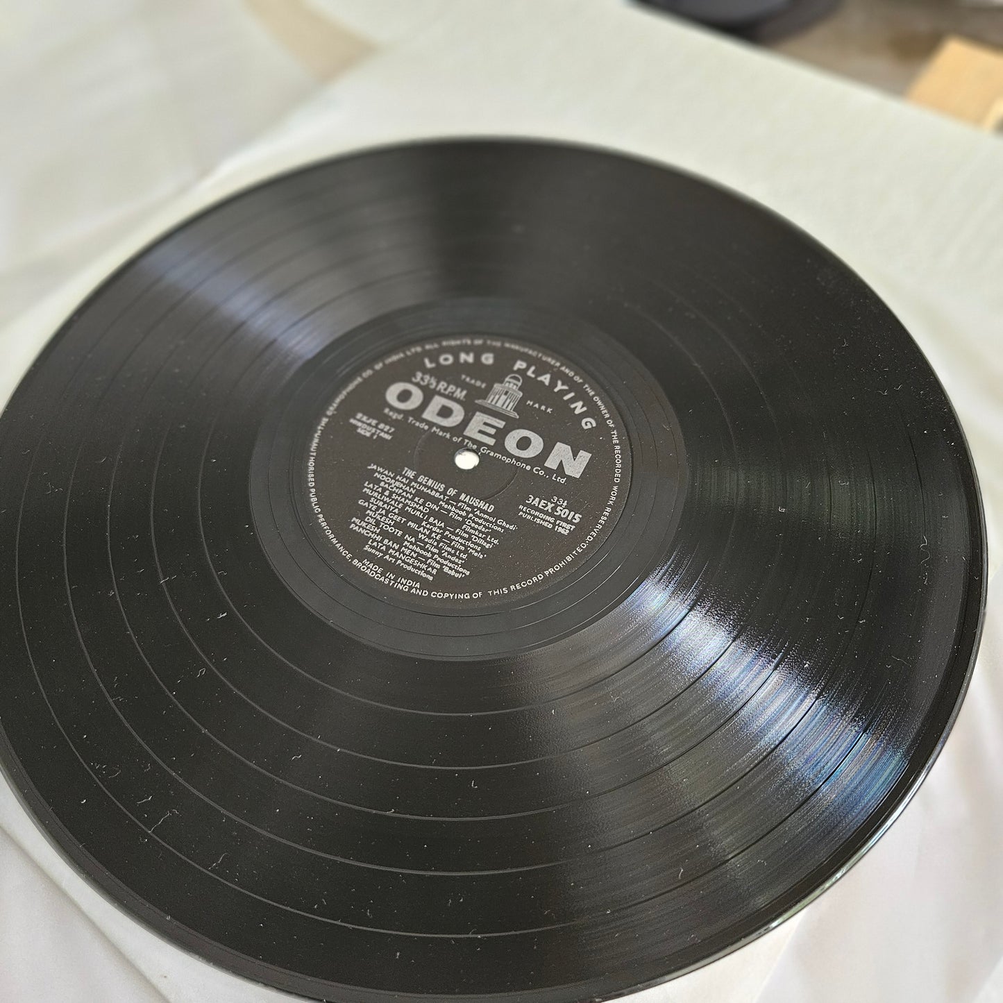 Naushad - the genius of Naushad in near mint - film hits from original soundtrack 3AEX 5015